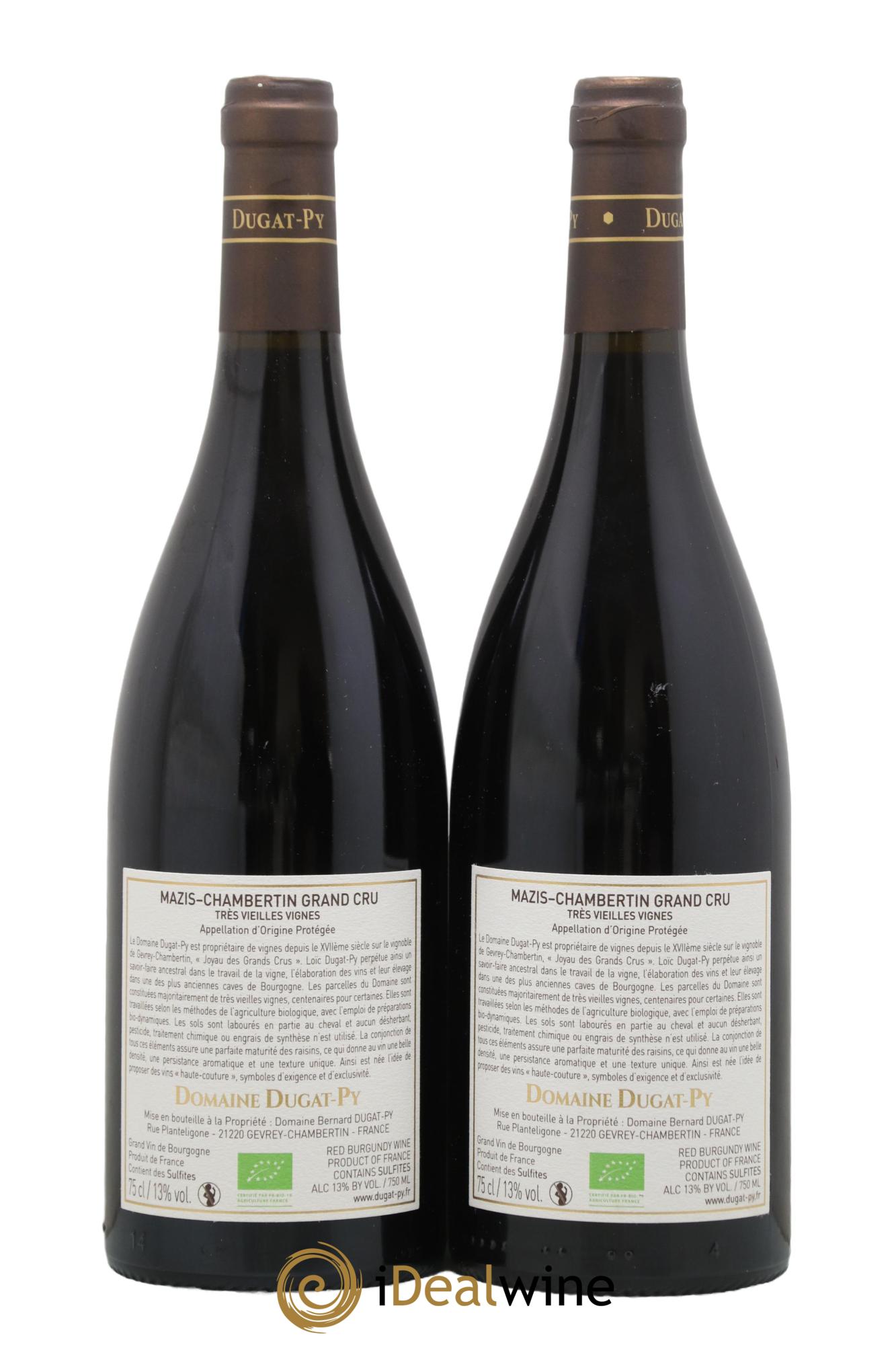 Mazis-Chambertin Grand Cru Très Vieilles Vignes Dugat-Py 2017 - Lotto di 2 bottiglie - 1