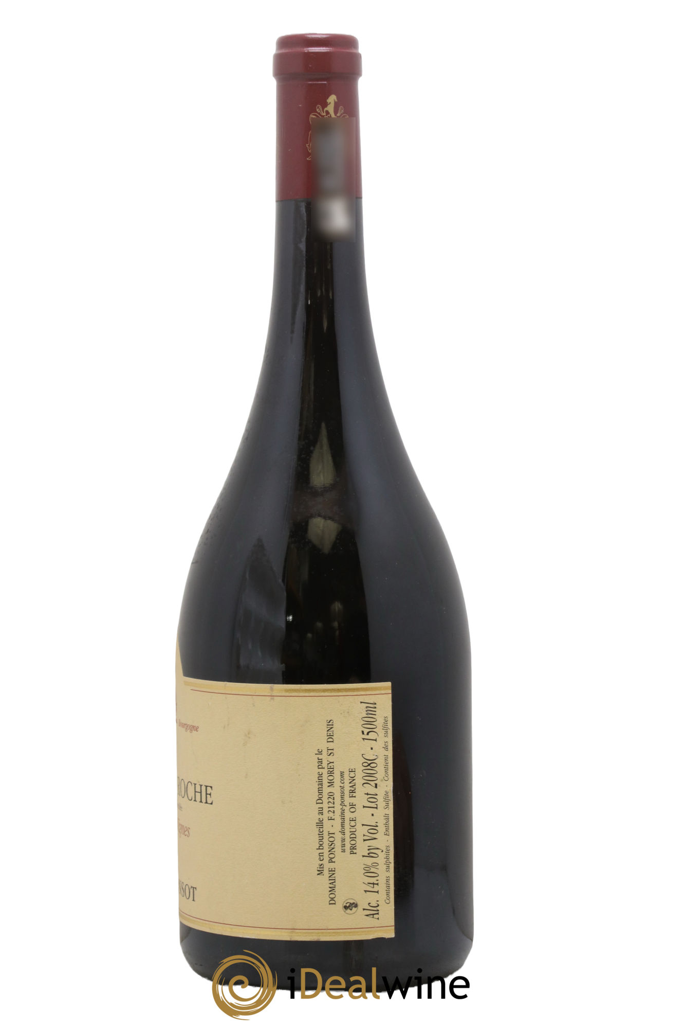 Clos de la Roche Grand Cru Vieilles Vignes Ponsot (Domaine) 2008 - Lot of 1 magnum - 1