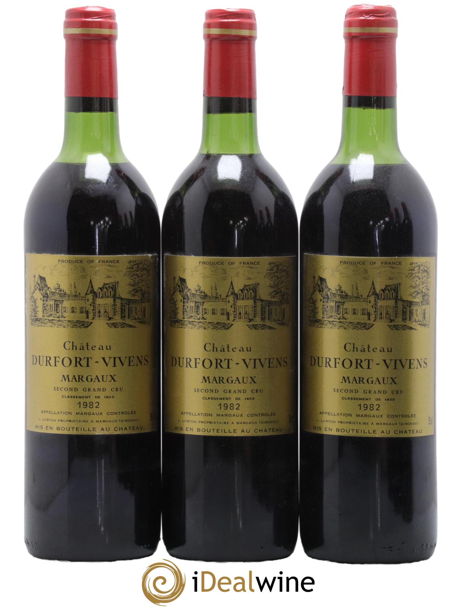 Château Durfort Vivens 2ème Grand Cru Classé 1982 - Lot de 6 bouteilles - 2