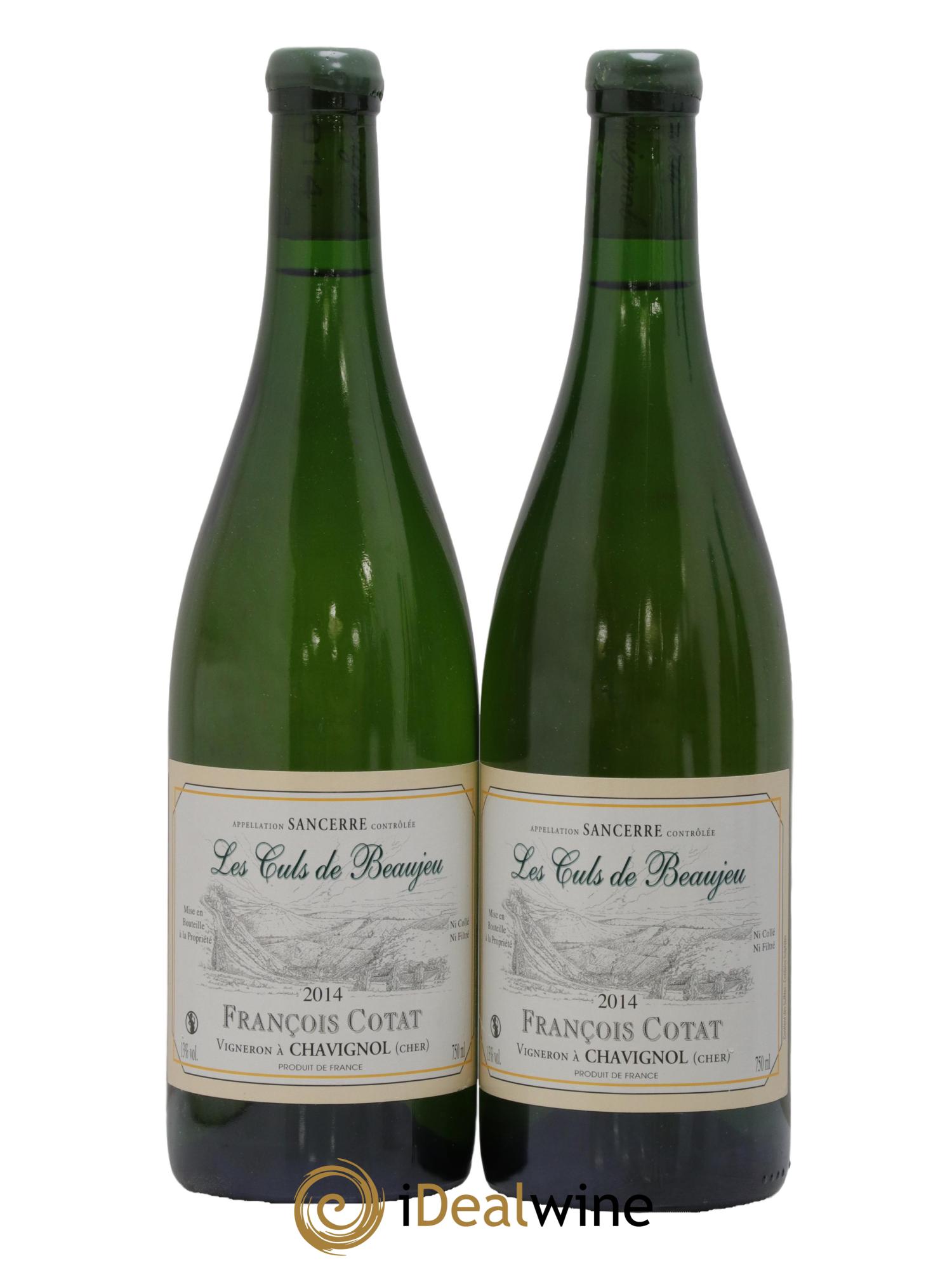 Sancerre Les Culs de Beaujeu François Cotat 2014 - Lot de 2 bouteilles - 0