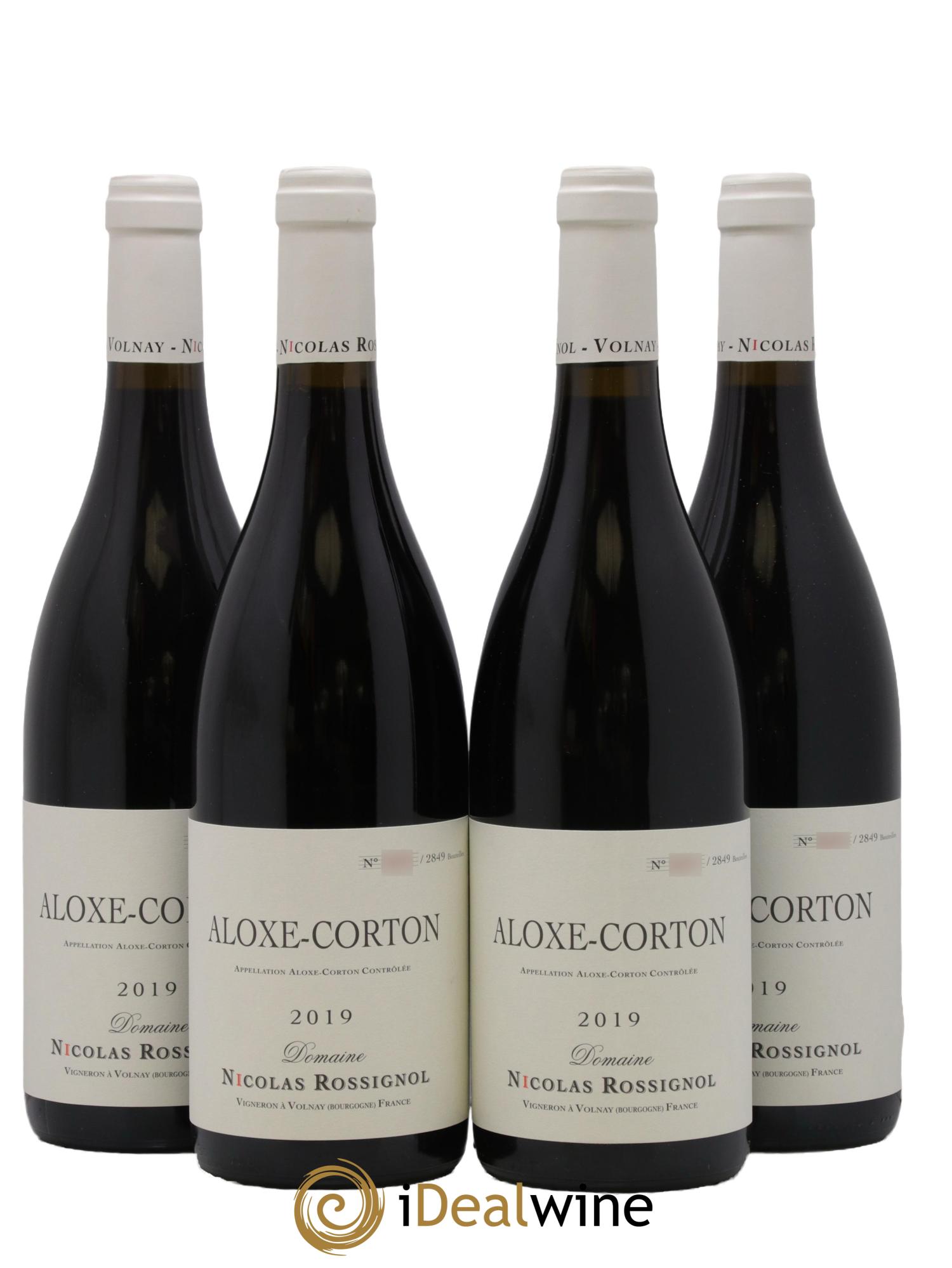 Aloxe-Corton Nicolas Rossignol 2019 - Lot de 4 bouteilles - 0