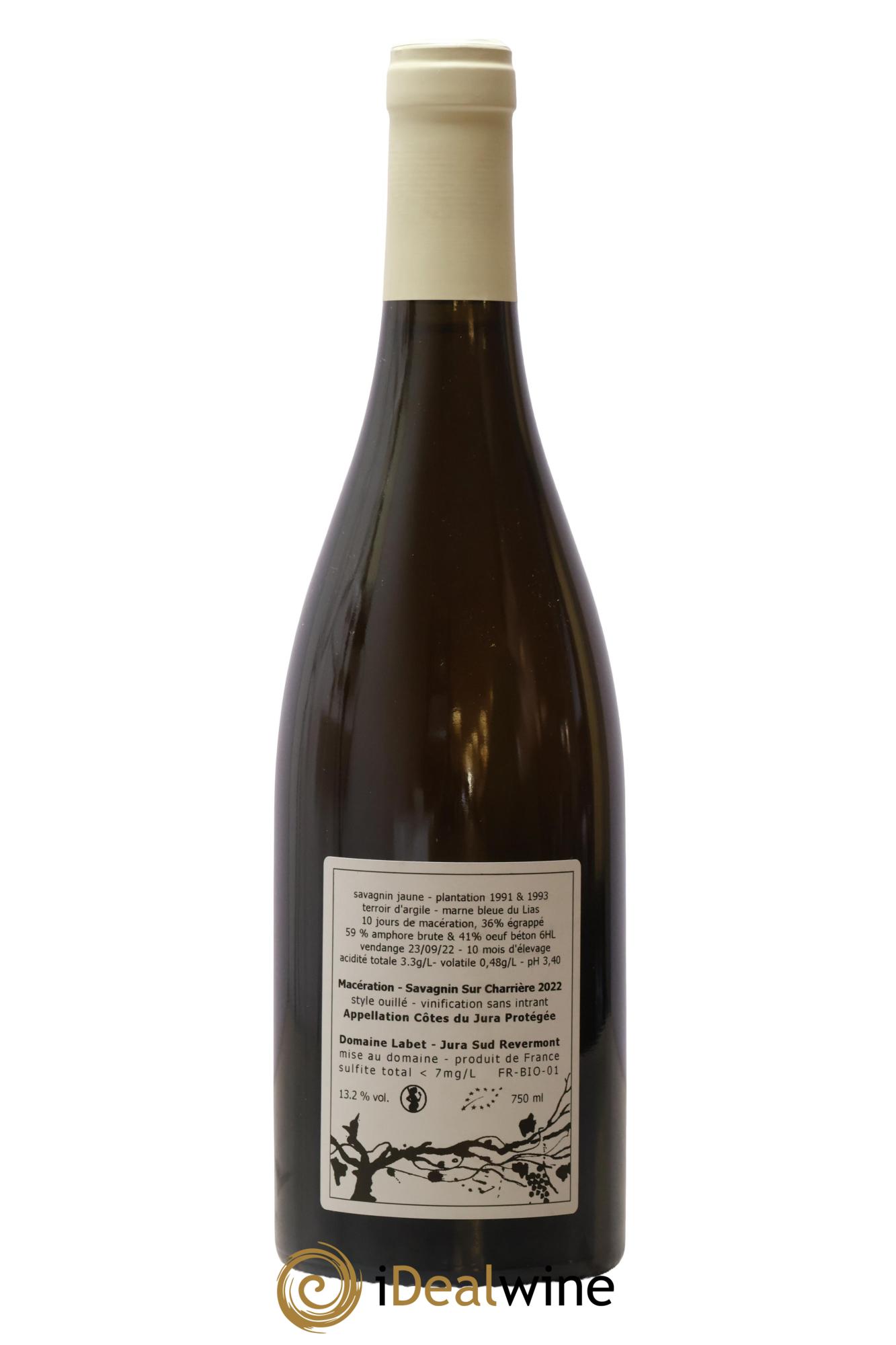 Vin de France Macération Sur Charrière Romain - Julien - Charline Labet 2022 - Lotto di 1 bottiglia - 1