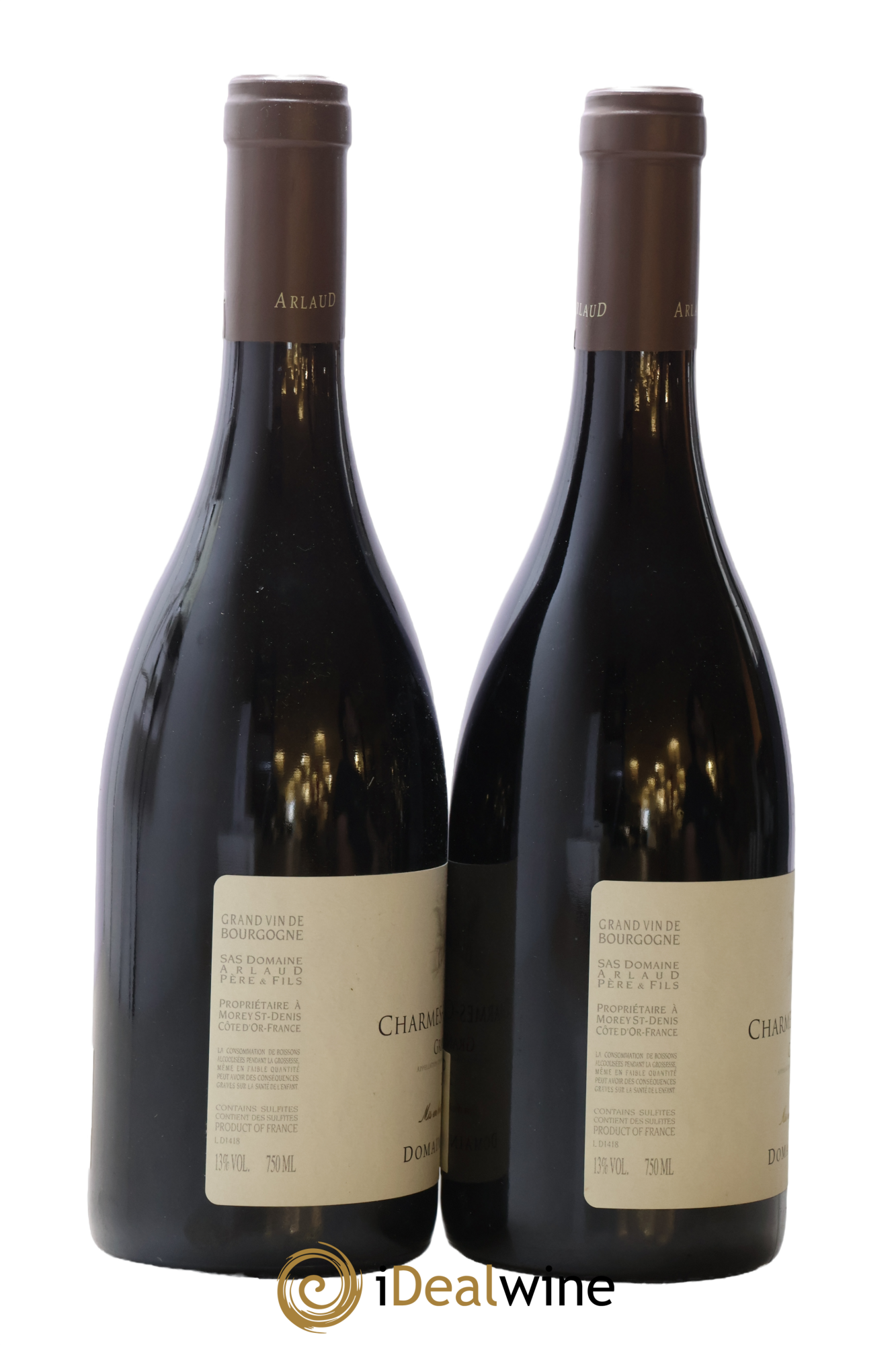 Charmes-Chambertin Grand Cru Arlaud 2014 - Lot of 2 bottles - 1