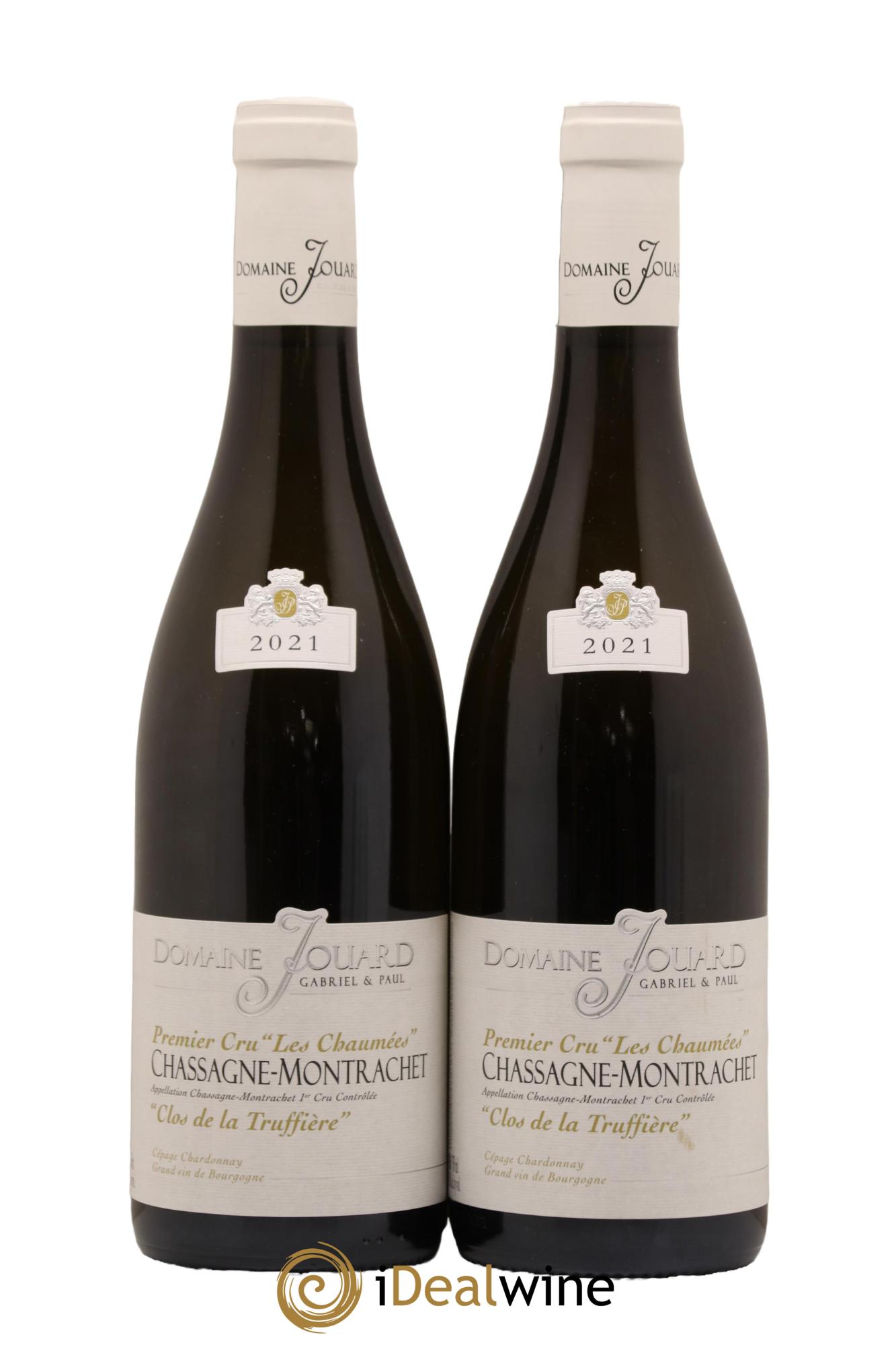 Chassagne-Montrachet 1er Cru Chaumees Clos De La Truffiere Domaine Gabriel Et Paul Jouard 2021 - Lot de 2 bouteilles - 0