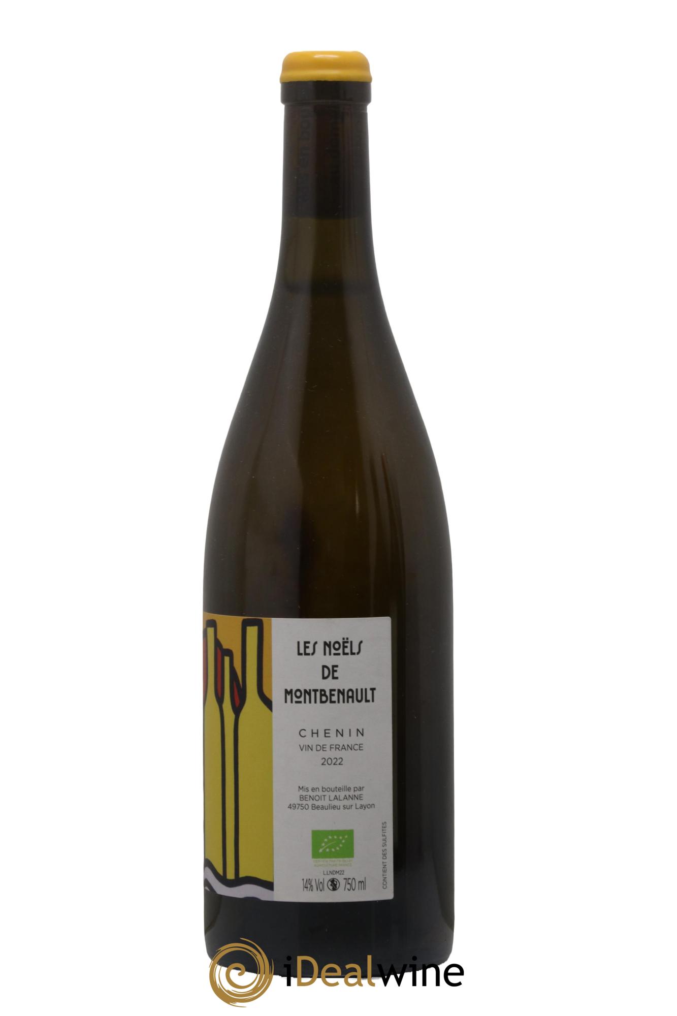 Vin de France Les Noels de Montbenault Domaine Benoît Lalanne 2022 - Lot de 1 bouteille - 1
