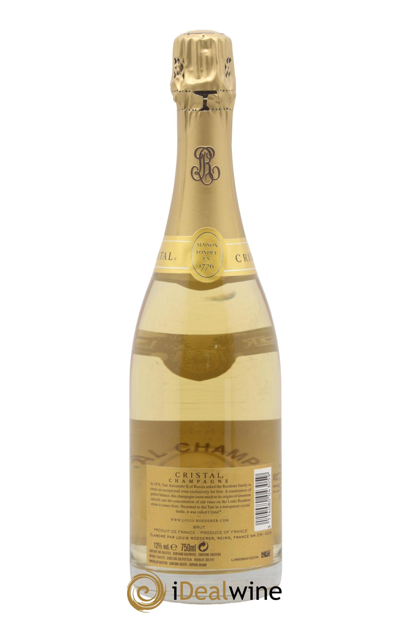 Cristal Louis Roederer 2008 - Lot de 1 bouteille - 2