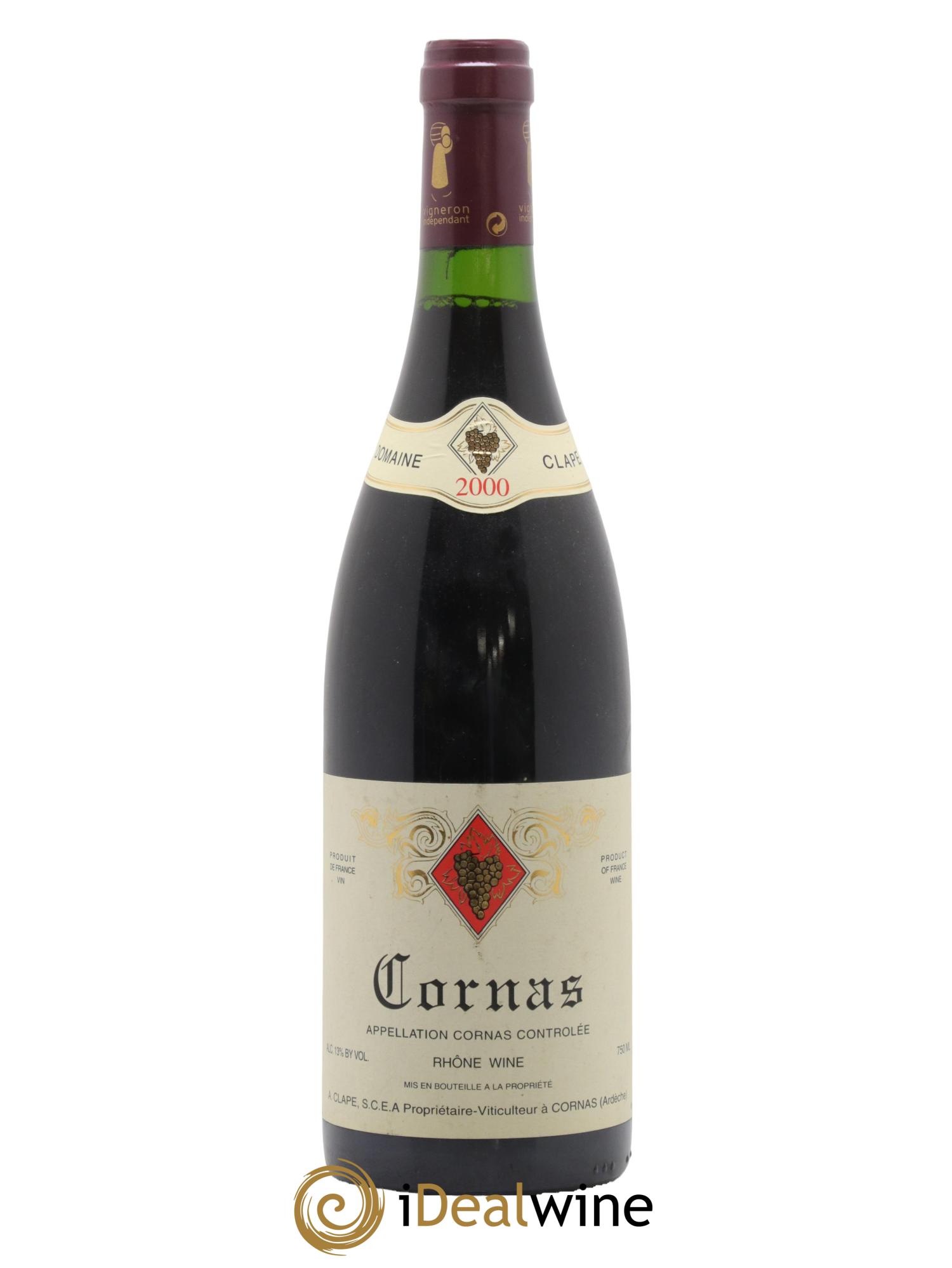 Cornas Auguste Clape 2000 - Lot de 1 bouteille - 0