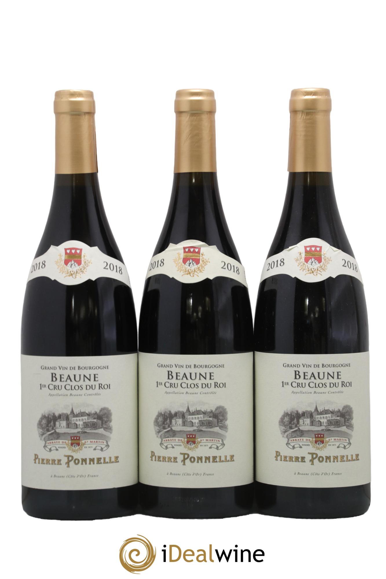Beaune 1er Cru Clos du Roi Pierre Ponnelle 2018 - Posten von 3 Flaschen - 0