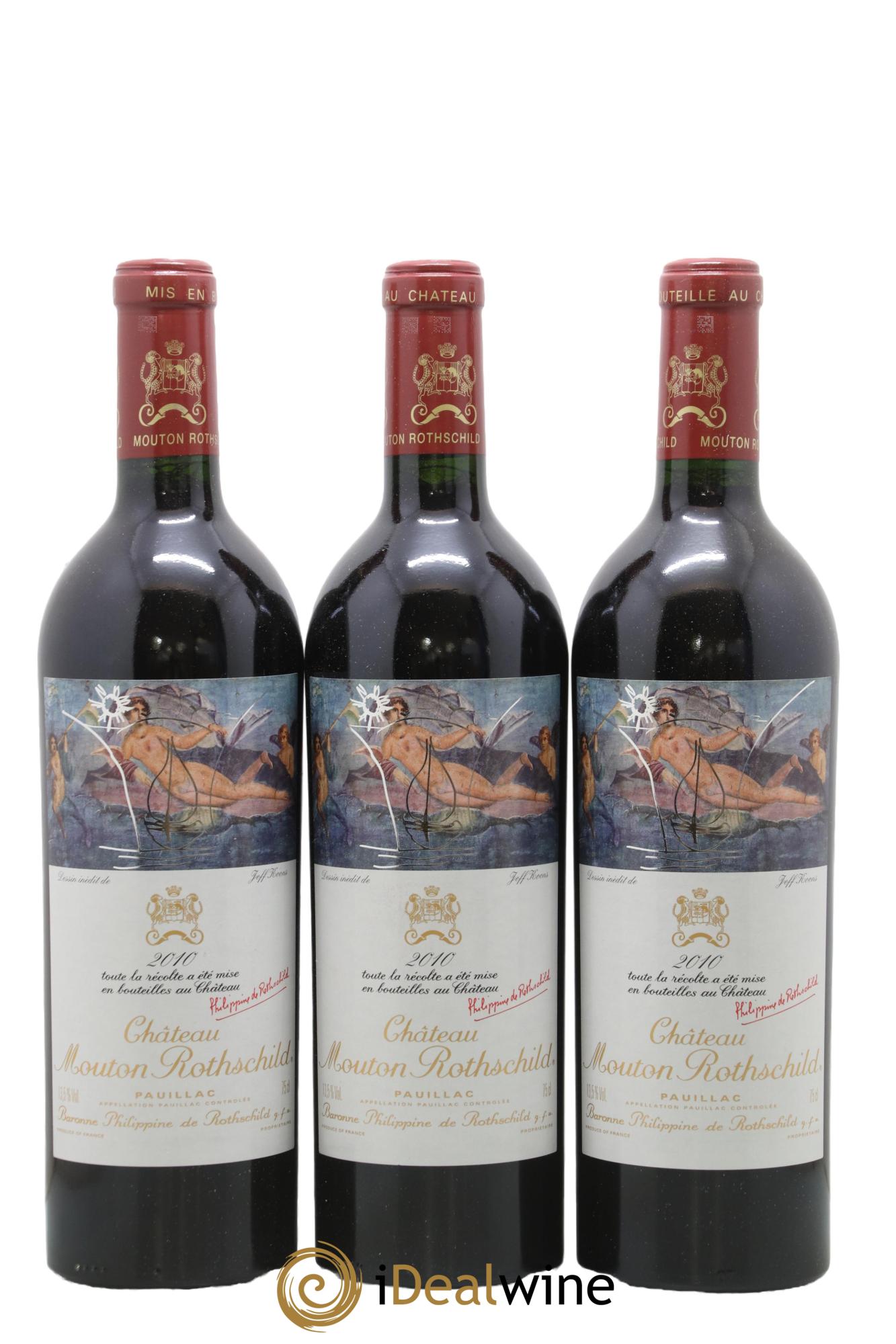 Château Mouton Rothschild 1er Grand Cru Classé 2010 - Lot of 6 bottles - 3