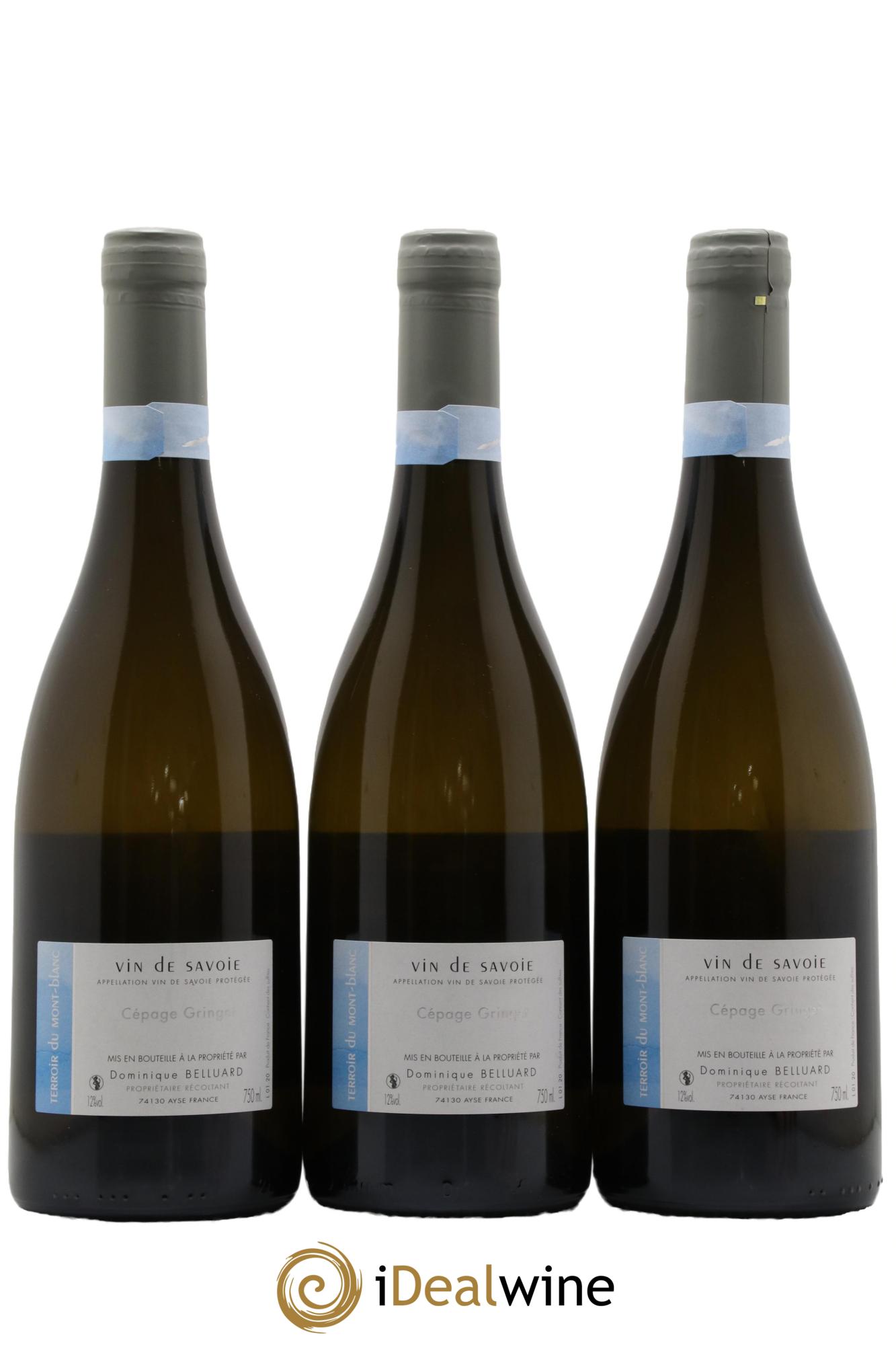 Vin de Savoie Eponyme Domaine Belluard 2020 - Lot de 3 bouteilles - 1