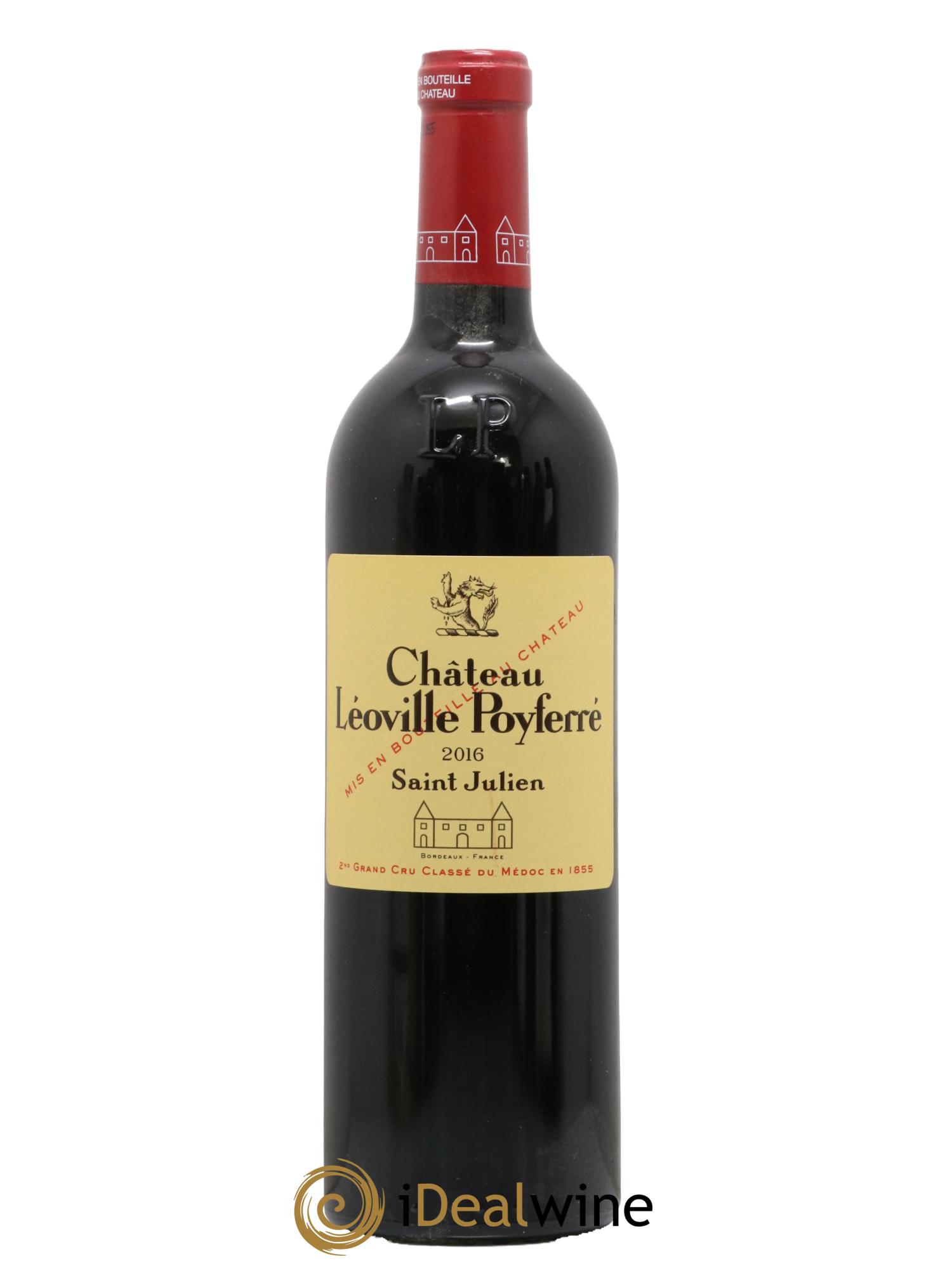 Château Léoville Poyferré 2ème Grand Cru Classé 2016 - Lot de 1 bouteille - 0