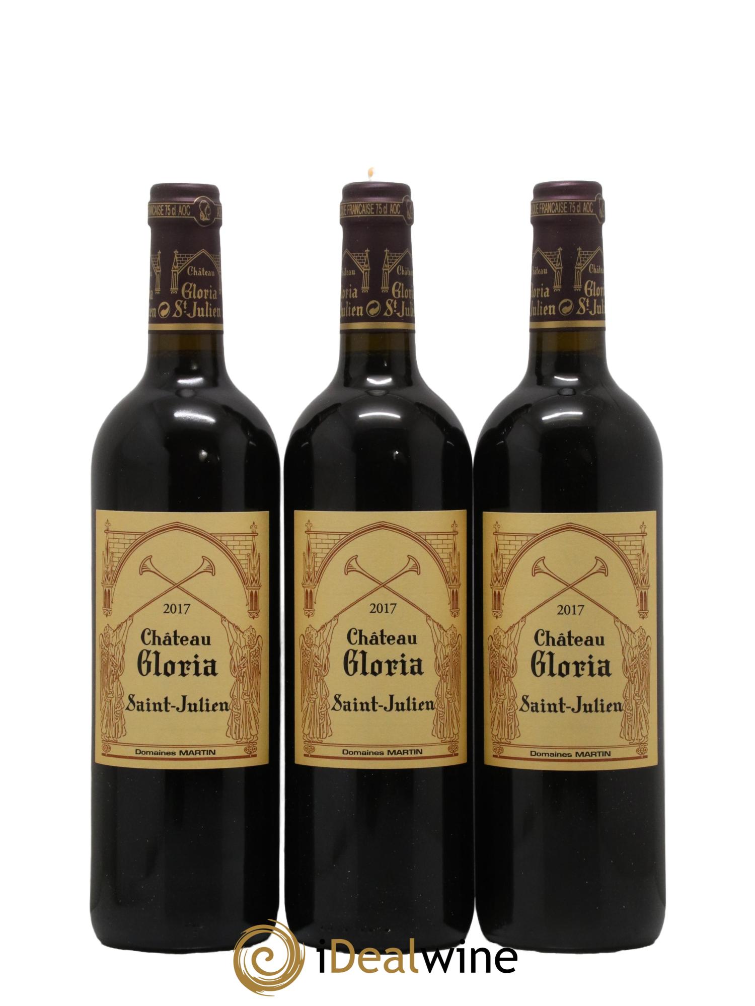 Château Gloria 2017 - Lot de 3 bouteilles - 0