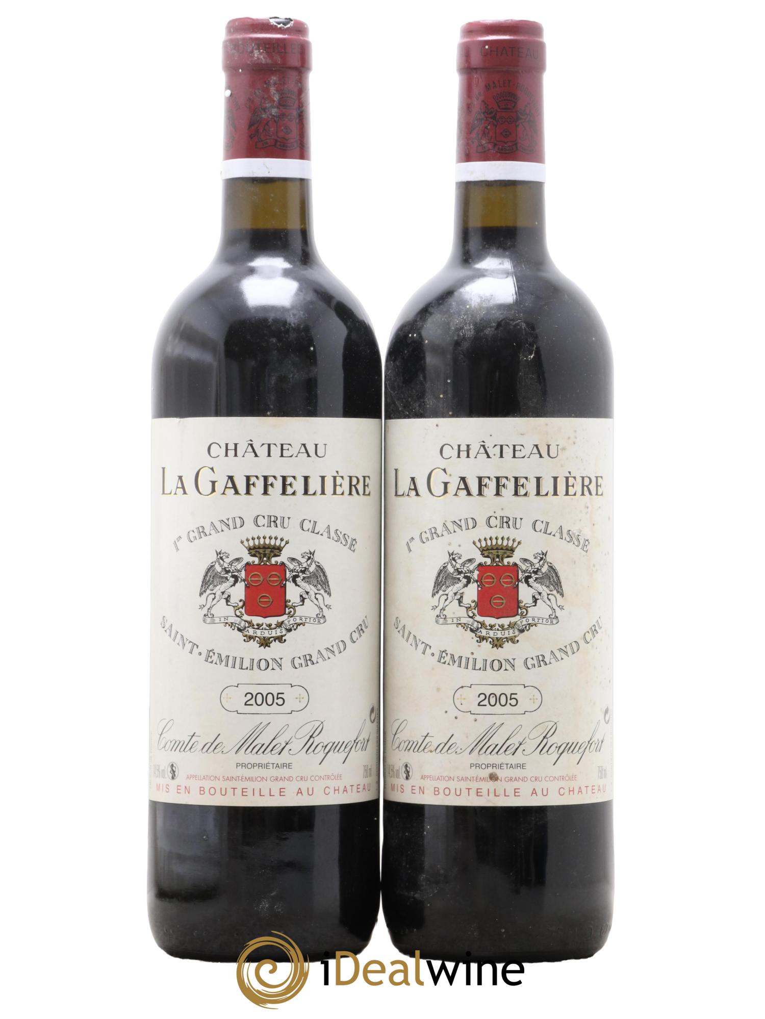 Château la Gaffelière 1er Grand Cru Classé B 2005 - Lot de 2 bouteilles - 0