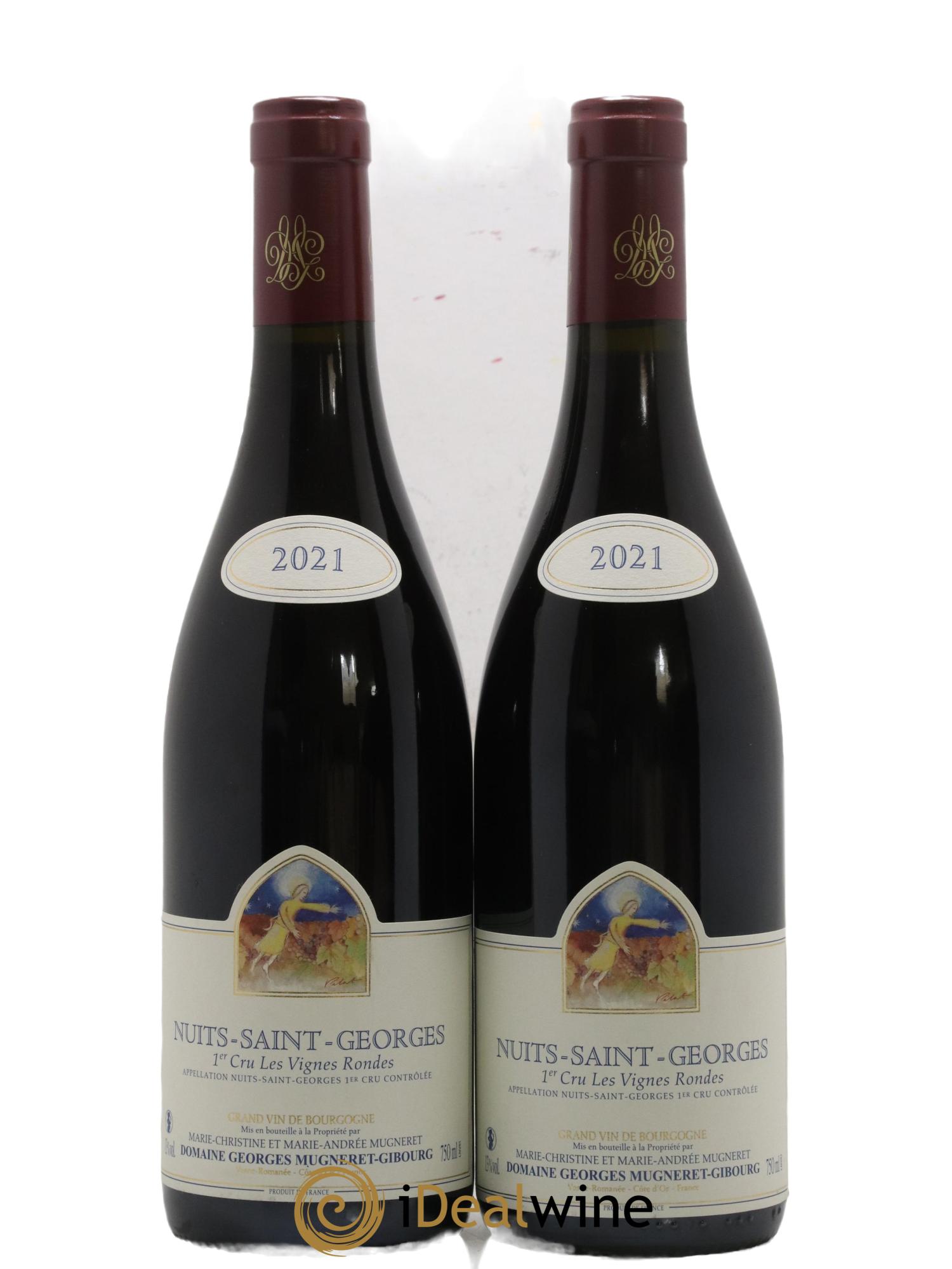 Nuits-Saint-Georges 1er Cru Les Vignes Rondes Georges Mugneret (Domaine) 2021 - Lot de 2 bouteilles - 0