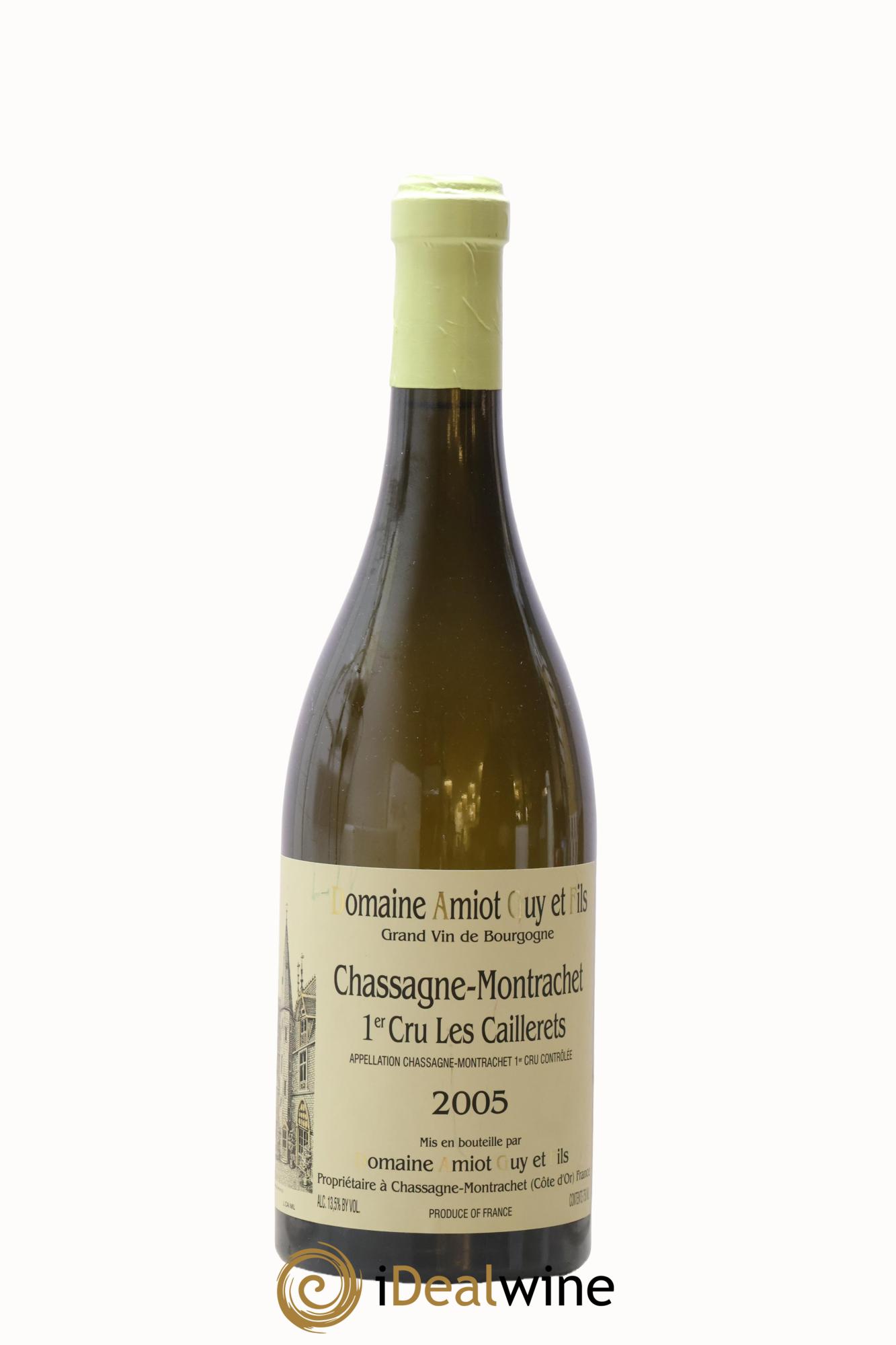 Chassagne-Montrachet 1er Cru Les Caillerets Guy Amiot & Fils 2005 - Lot de 1 bouteille - 0