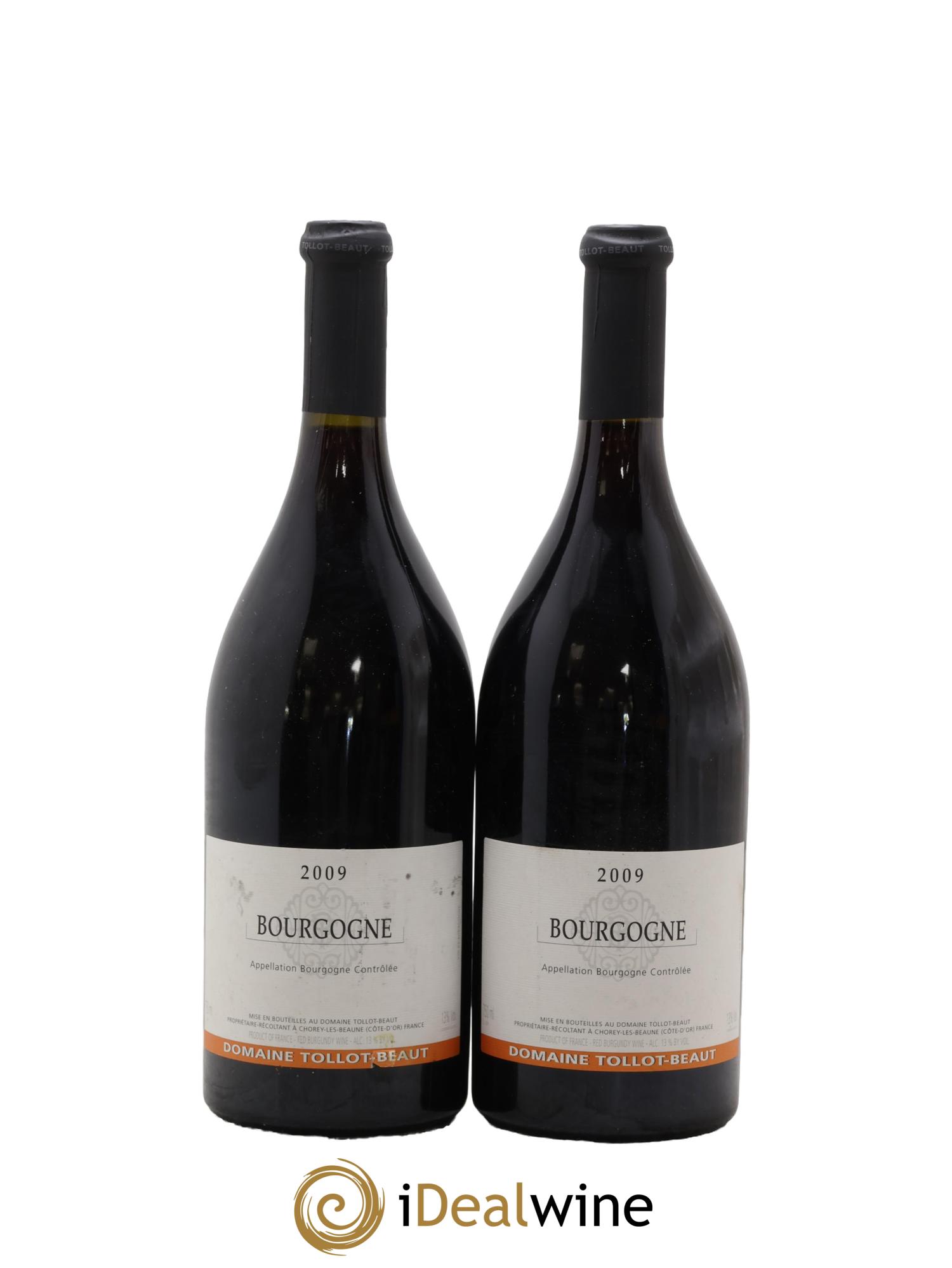 Bourgogne Tollot Beaut (Domaine) 2009 - Lot of 2 bottles - 0
