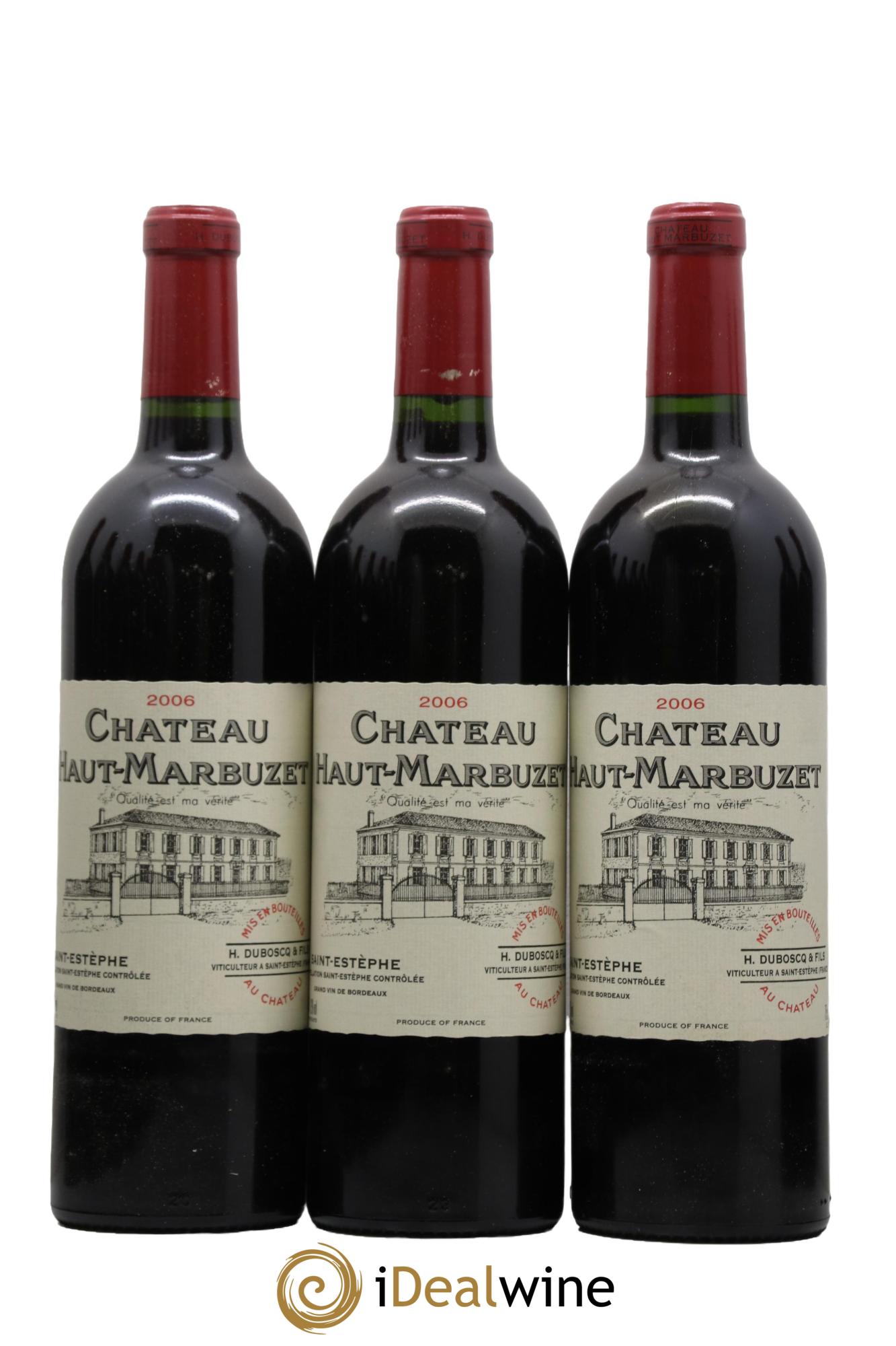 Château Haut Marbuzet 2006 - Lot de 12 bouteilles - 1