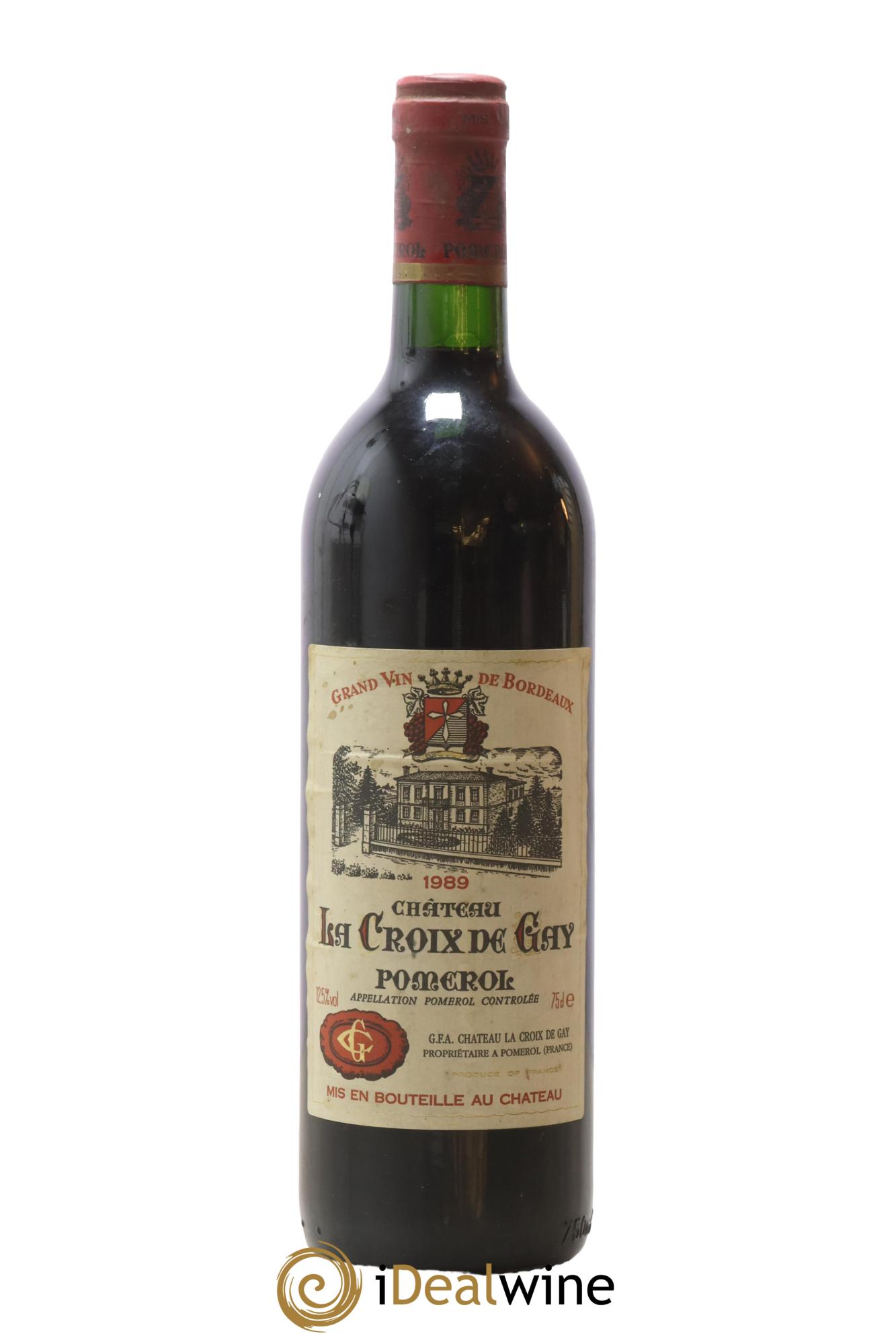 Château la Croix de Gay 1989 - Lot de 1 bouteille - 0