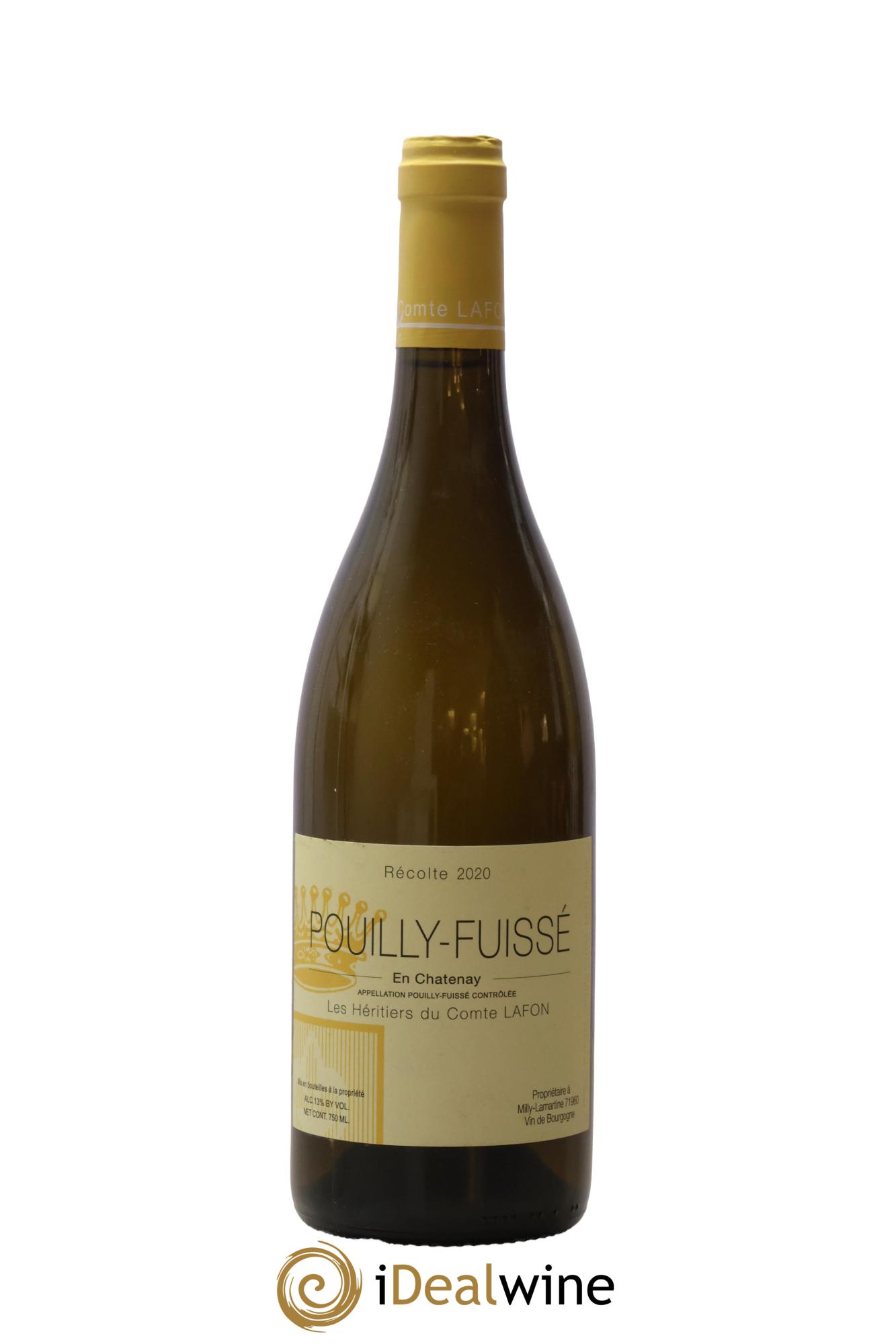 Pouilly-Fuissé En Chatenay Les Héritiers du Comte Lafon 2020 - Posten von 1 Flasche - 0