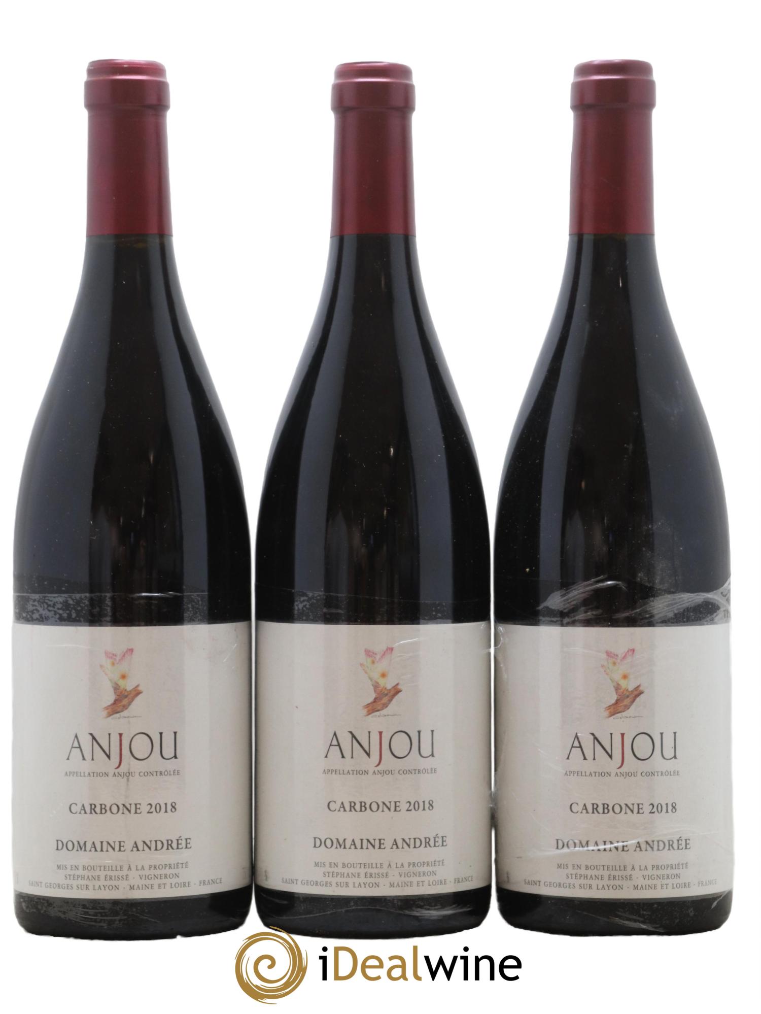 Anjou Carbone Andrée (Domaine) 2018 - Lot de 3 bouteilles - 0