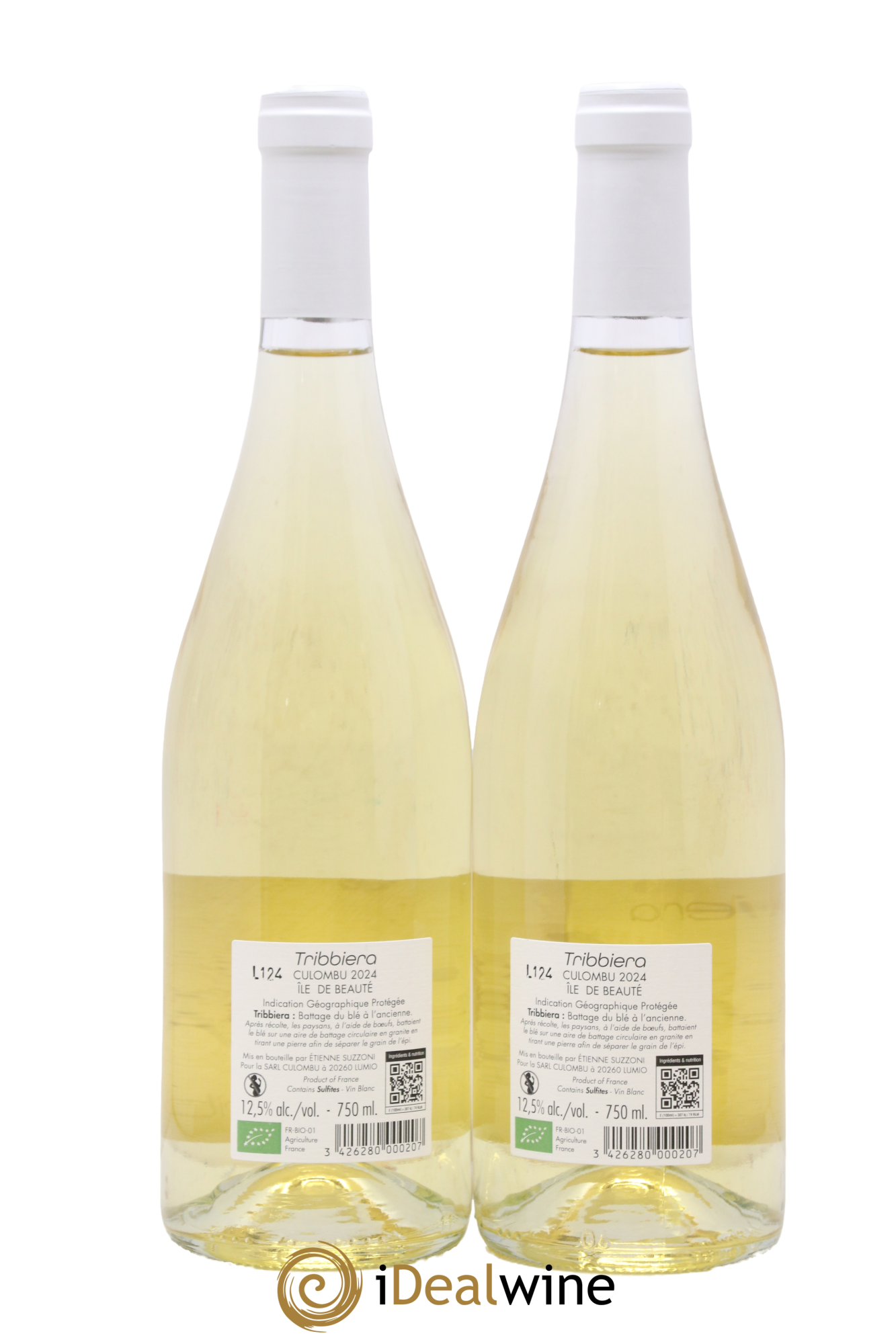 Vin de Corse Tribbiera Clos Culombu 2024 - Lot de 2 bouteilles - 1