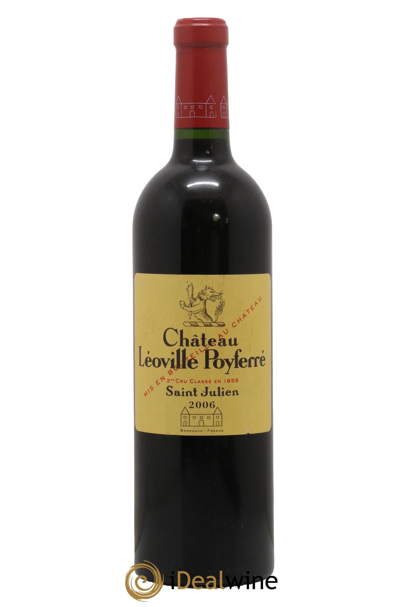 Château Léoville Poyferré 2ème Grand Cru Classé 2006 - Lot de 1 bouteille - 0