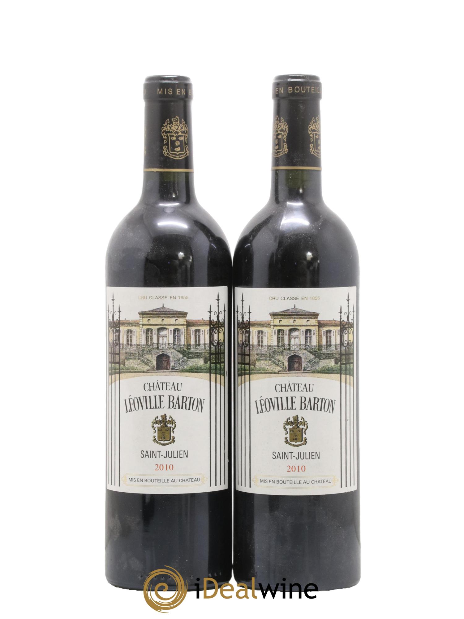 Château Léoville Barton 2ème Grand Cru Classé 2010 - Lot de 2 bouteilles - 0