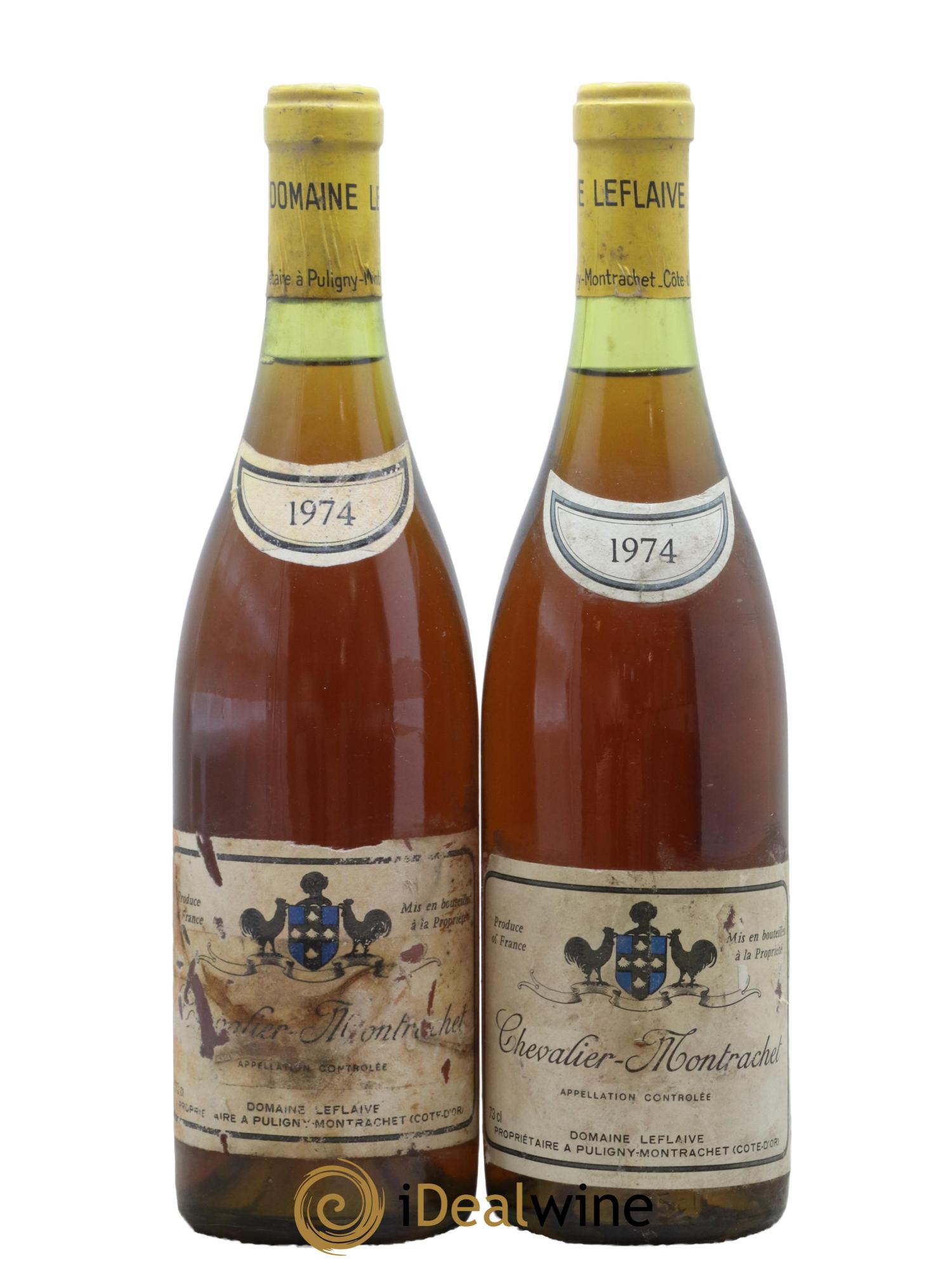 Chevalier-Montrachet Grand Cru Leflaive (Domaine) 1974 - Lot de 2 bouteilles - 0