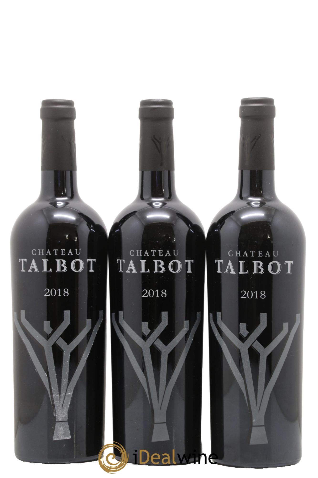 Château Talbot 4ème Grand Cru Classé 2018 - Lot de 6 bouteilles - 2