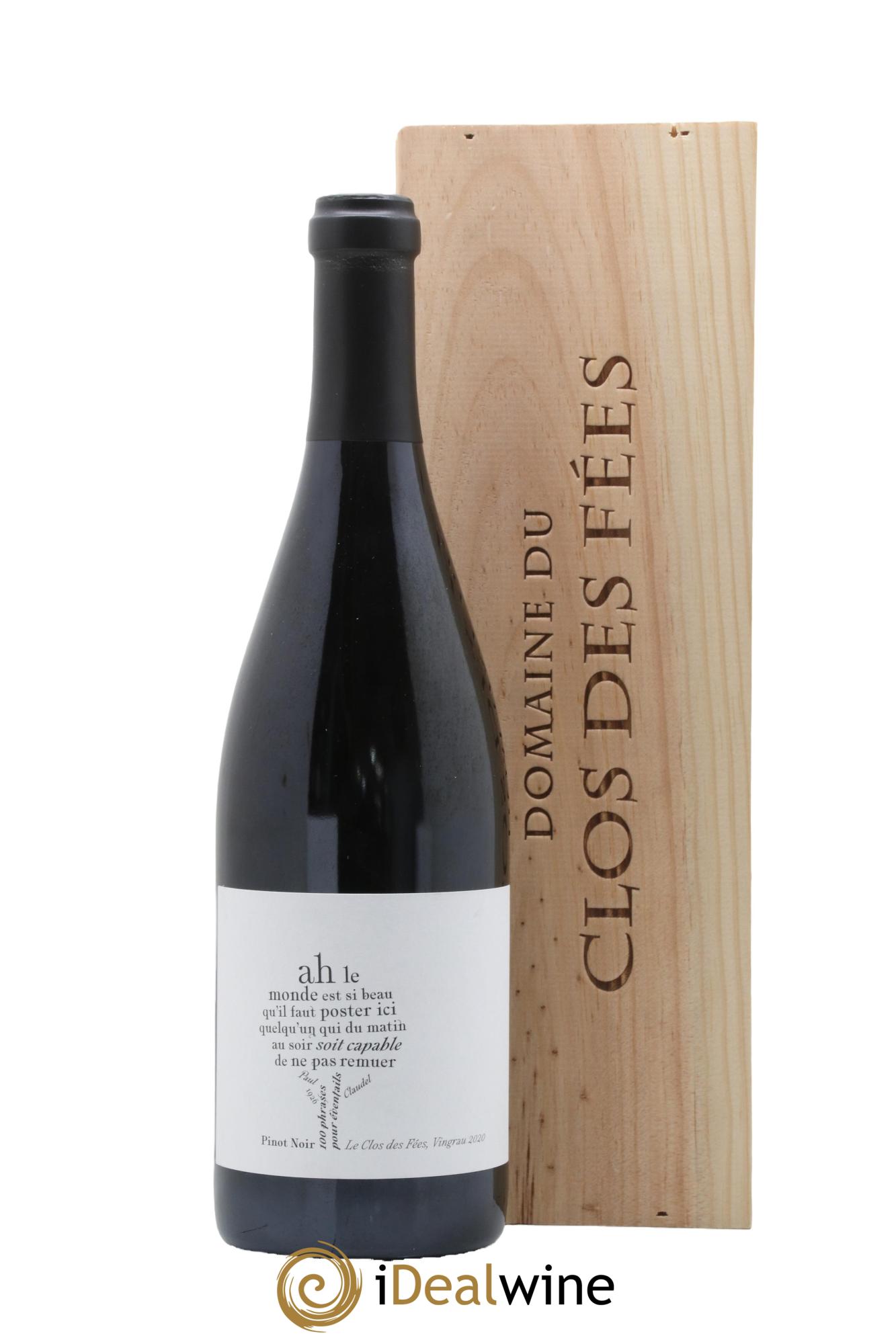 Côtes Catalanes Clos des Fées 100 Phrases pour éventails Hervé Bizeul 2020 - Lotto di 1 bottiglia - 0