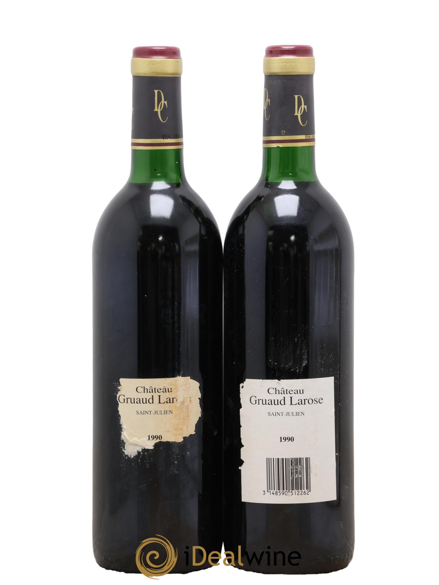 Château Gruaud Larose 2ème Grand Cru Classé 1990 - Lot of 2 bottles - 1