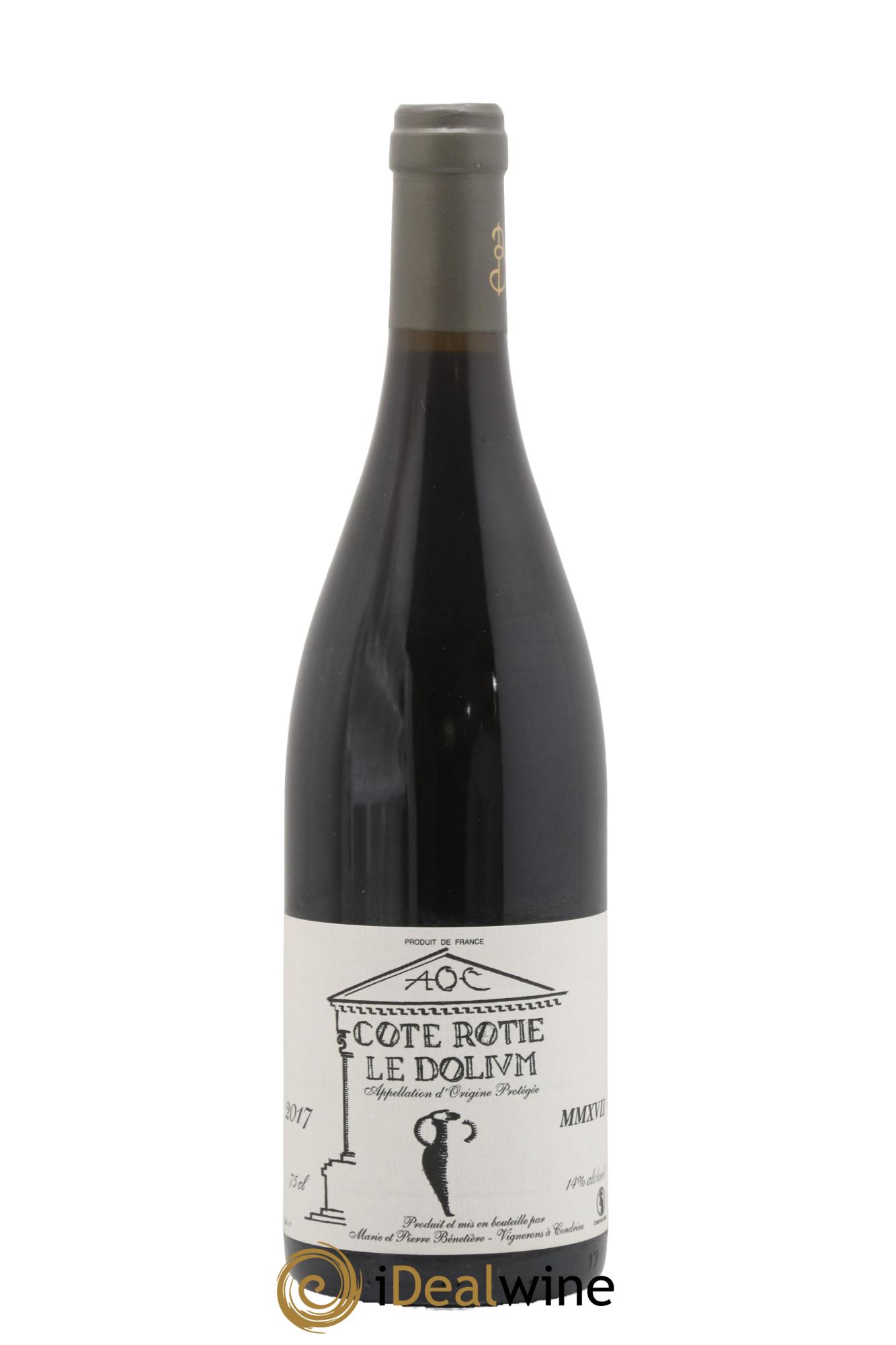 Côte-Rôtie Le Dolium Marie et Pierre Bénetière (Domaine) 2017 - Lot de 1 bouteille - 0