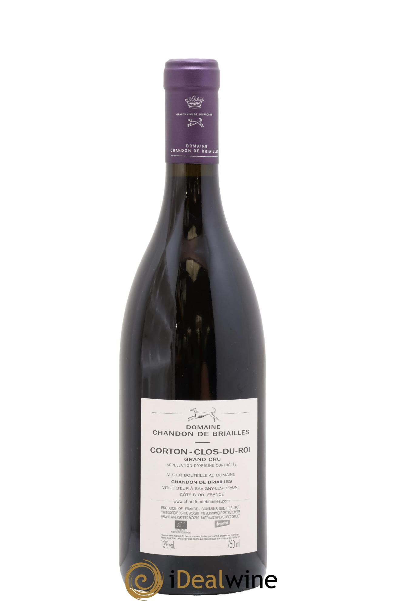 Corton Grand Cru Clos du Roi Chandon de Briailles 2018 - Posten von 1 Flasche - 1