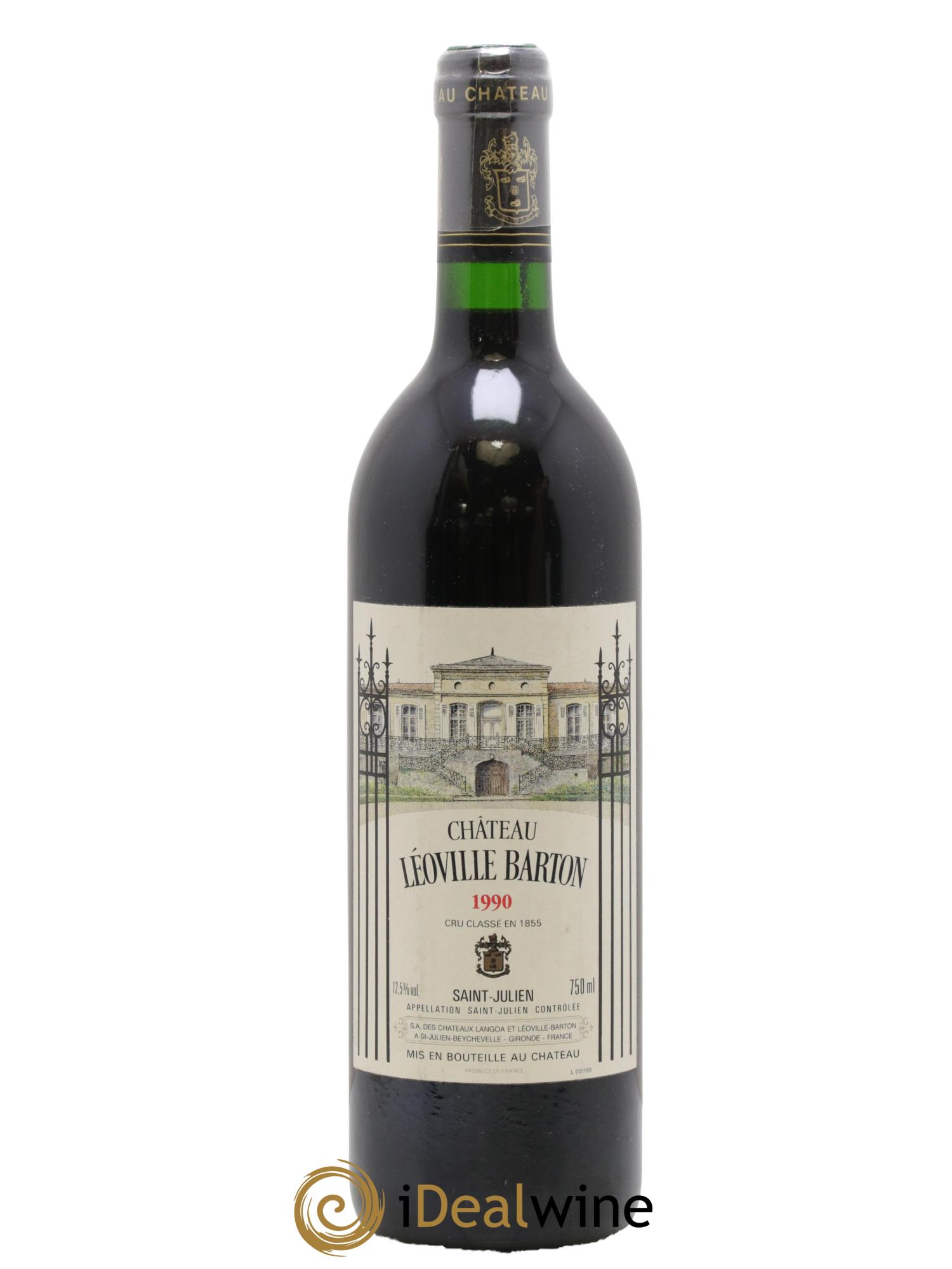 Château Léoville Barton 2ème Grand Cru Classé 1990 - Lot of 1 bottle - 0
