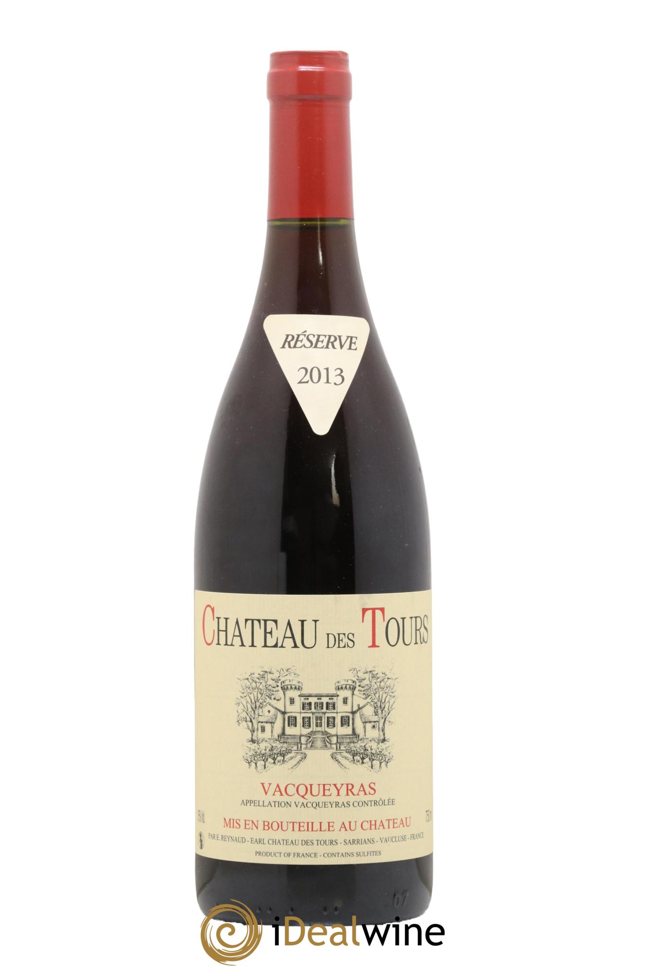 Vacqueyras Château des Tours Emmanuel Reynaud 2013 - Lot de 1 bouteille - 0