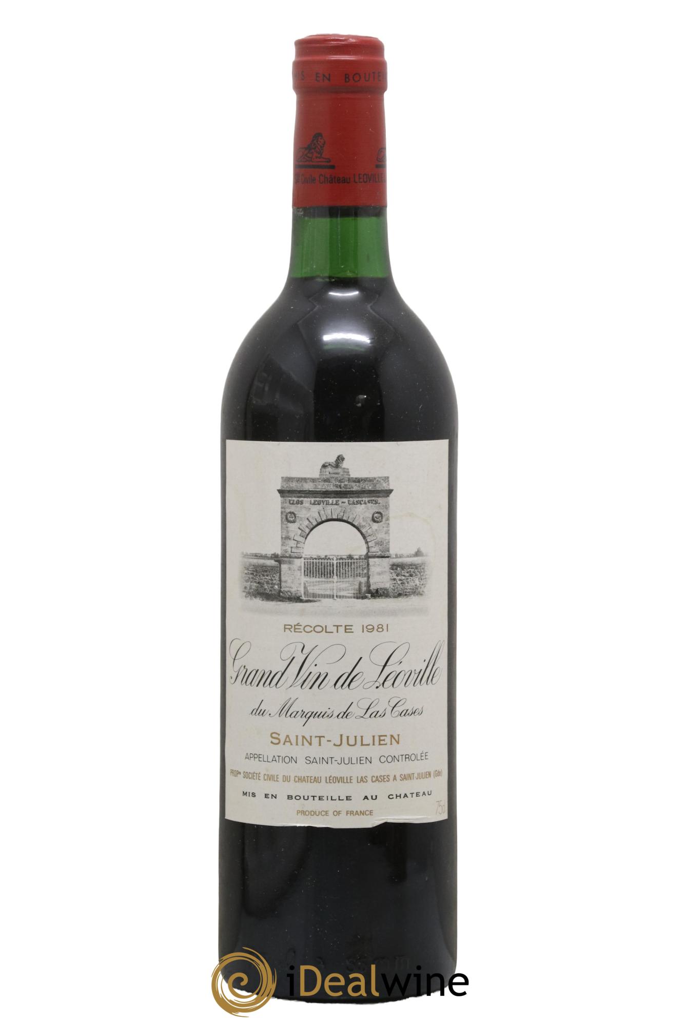 Château Léoville Las Cases 2ème Grand Cru Classé 1981 - Lot of 1 bottle - 0