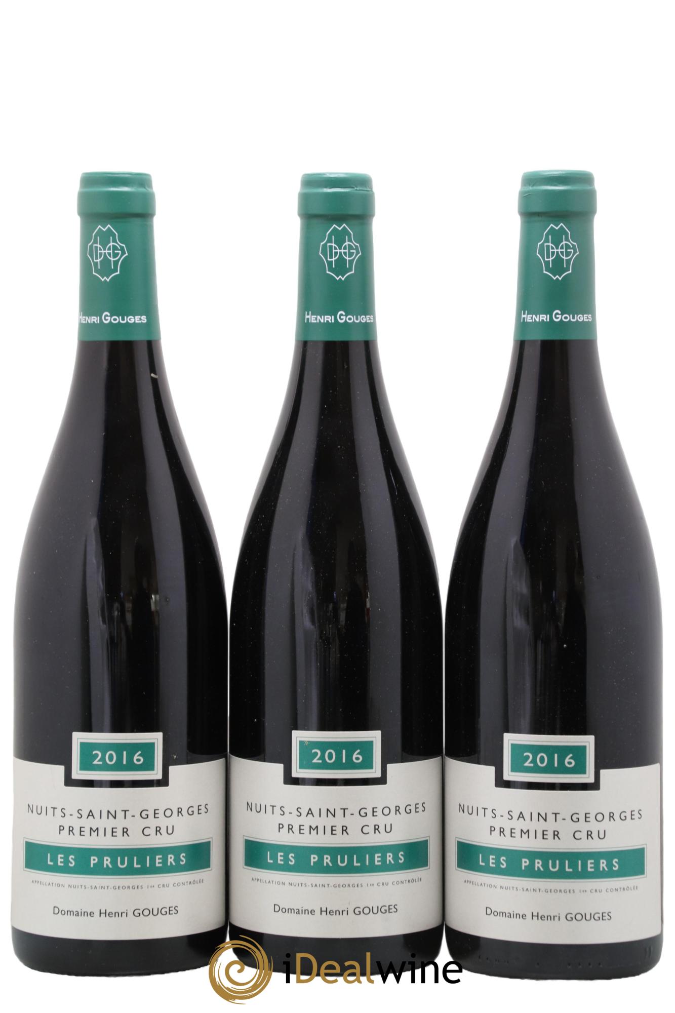 Nuits-Saint-Georges 1er Cru Les Pruliers Henri Gouges 2016 - Posten von 3 Flaschen - 0