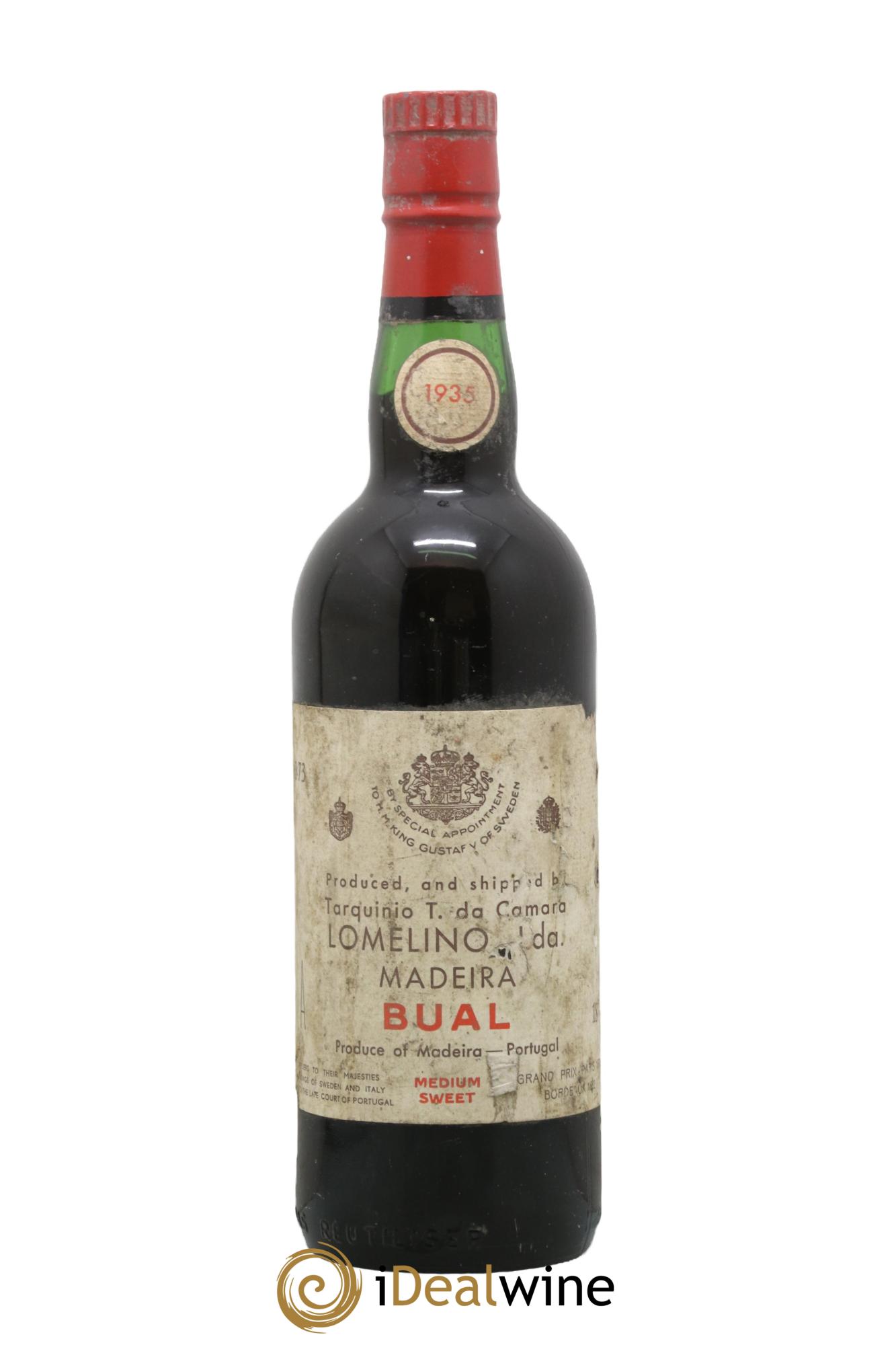 Madère Bual Lomelino 1935 - Lot de 1 bouteille - 0