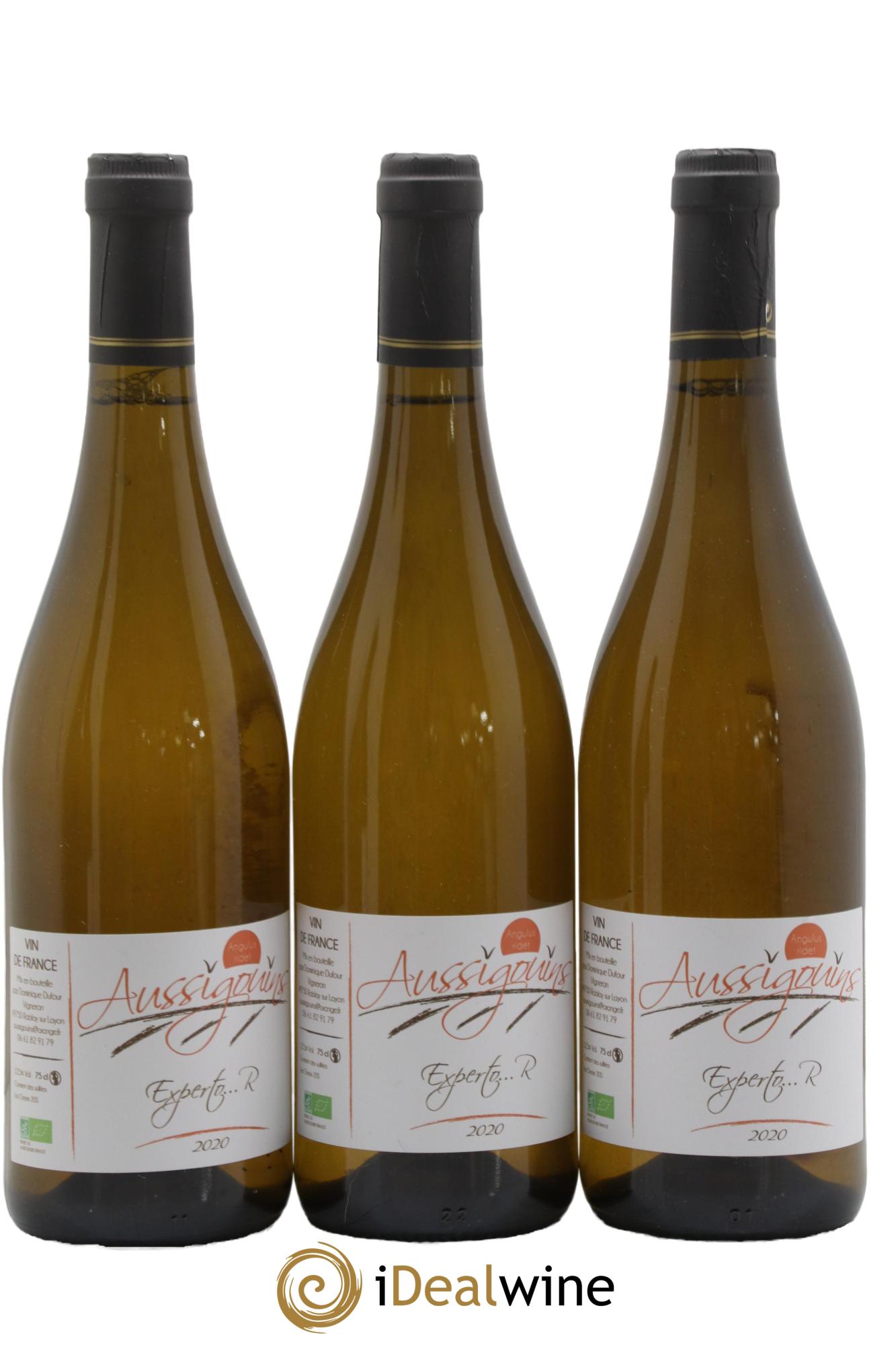 Vin de France Experto R Les Aussigouins Dominique Dufour 2020 - Lot de 3 bouteilles - 0