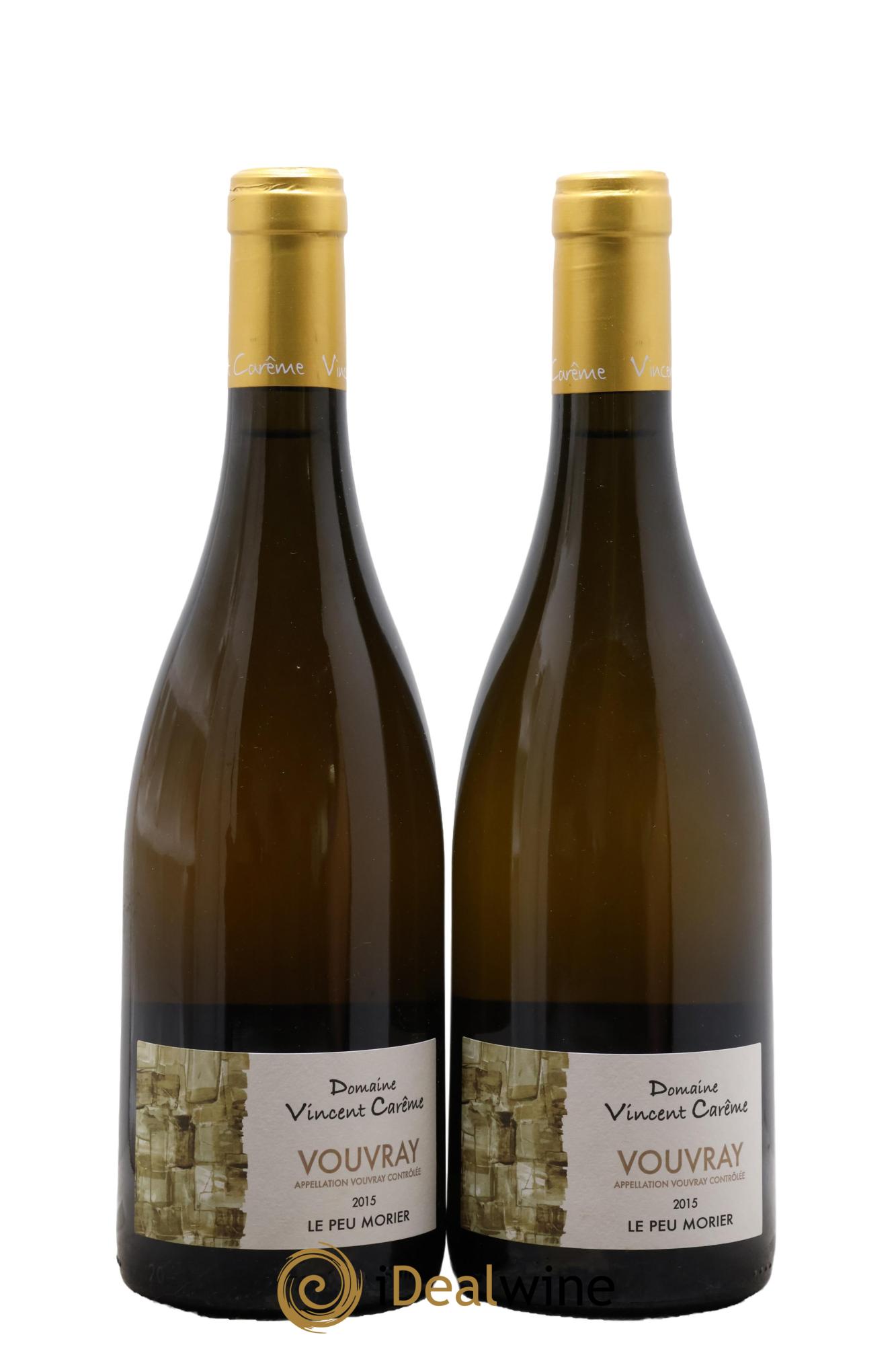 Vouvray Le Peu Morier Domaine Vincent Carême 2015 - Posten von 2 Flaschen - 0