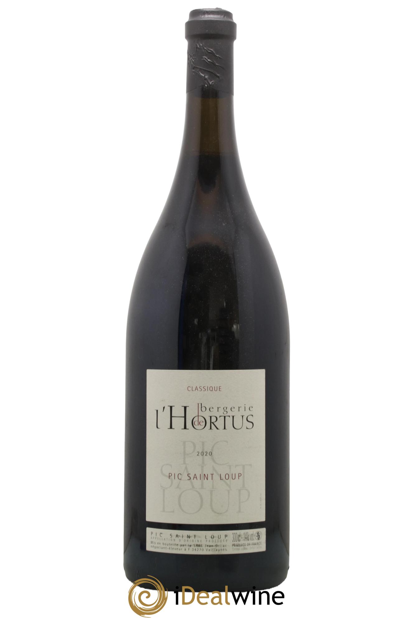 Pic Saint-Loup L'Hortus Bergerie de l'Hortus Classique Famille Orliac 2020 - Lot de 1 double magnum - 0
