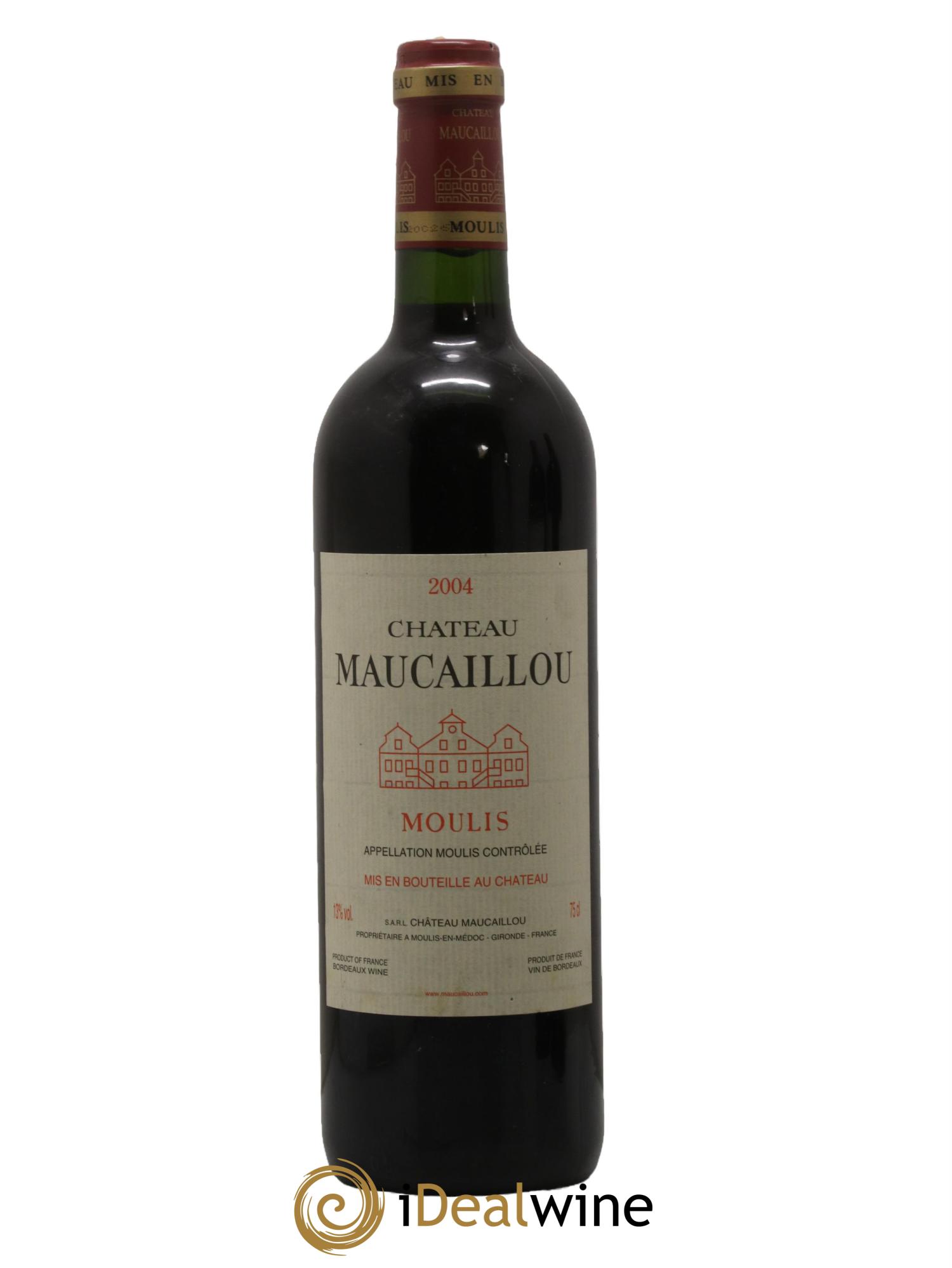 Château Maucaillou 2004 - Lot de 1 bouteille - 0