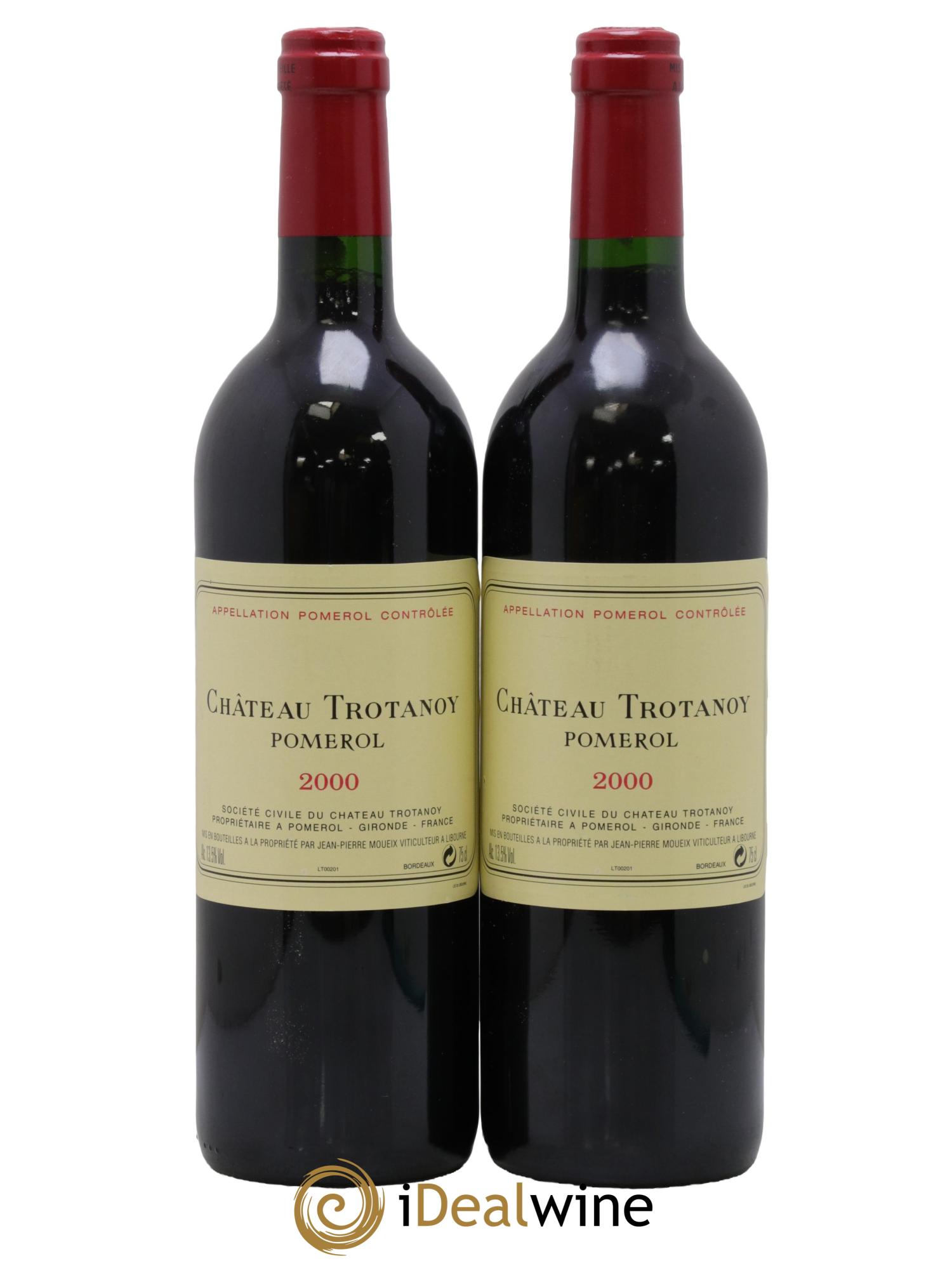 Château Trotanoy 2000 - Posten von 2 Flaschen - 0