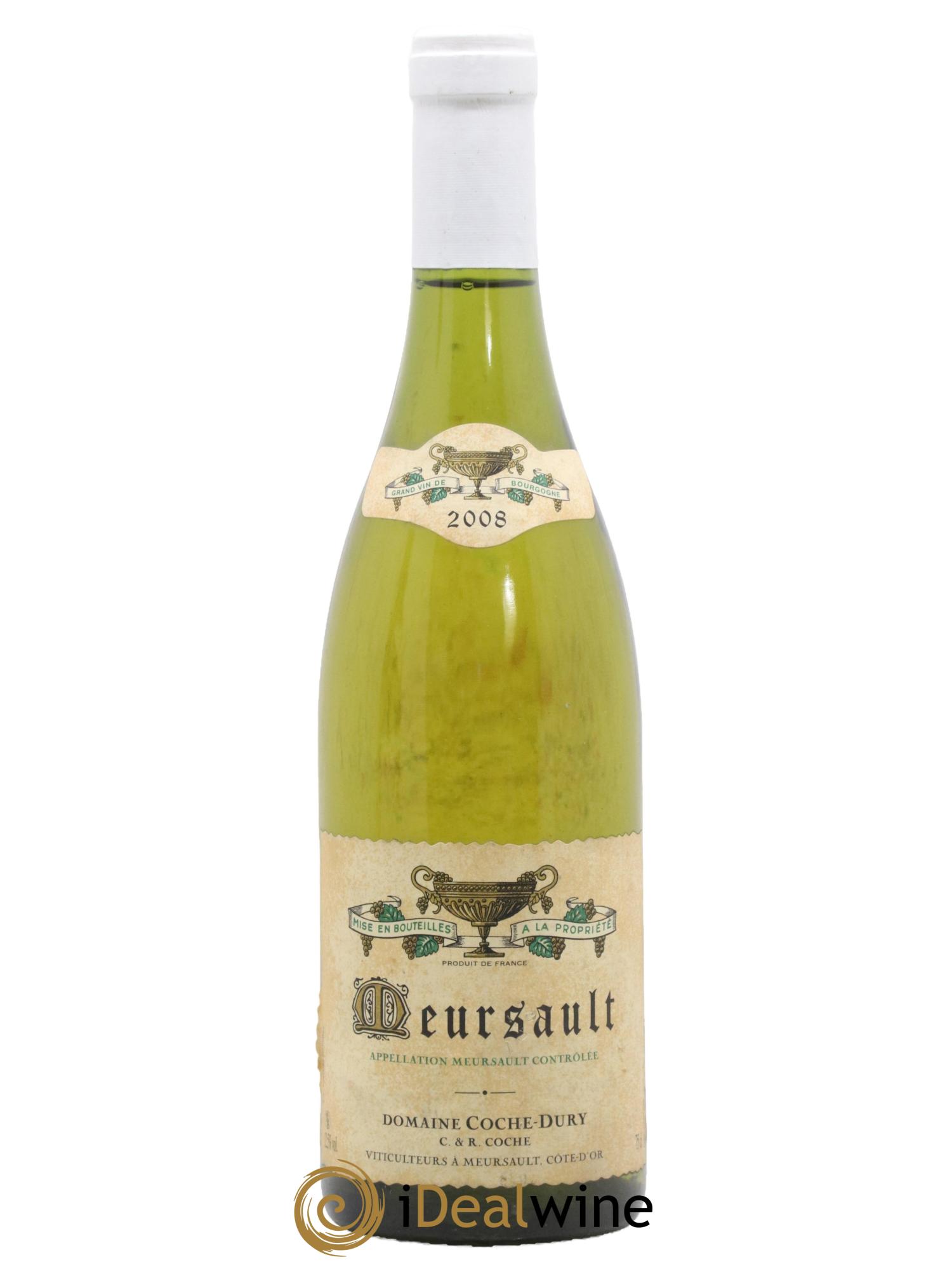 Meursault Coche Dury (Domaine) 2008 - Lot de 1 bouteille - 0