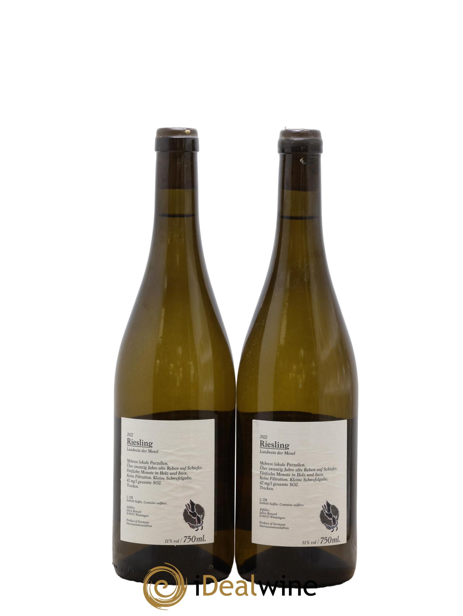 Allemagne Riesling Julien Renard 2022 - Posten von 2 Flaschen - 1
