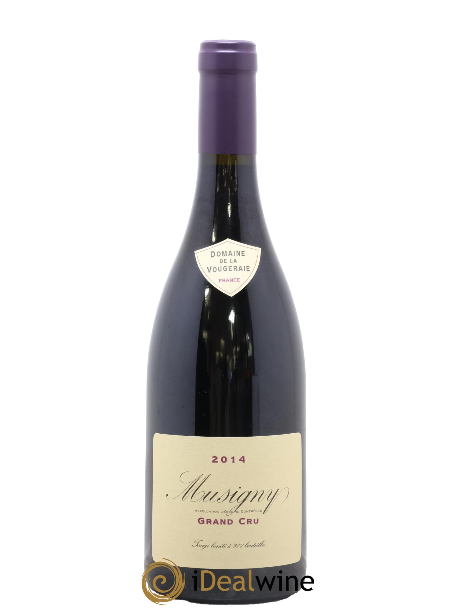 Musigny Grand Cru La Vougeraie 2014 - Lot de 1 bouteille - 0