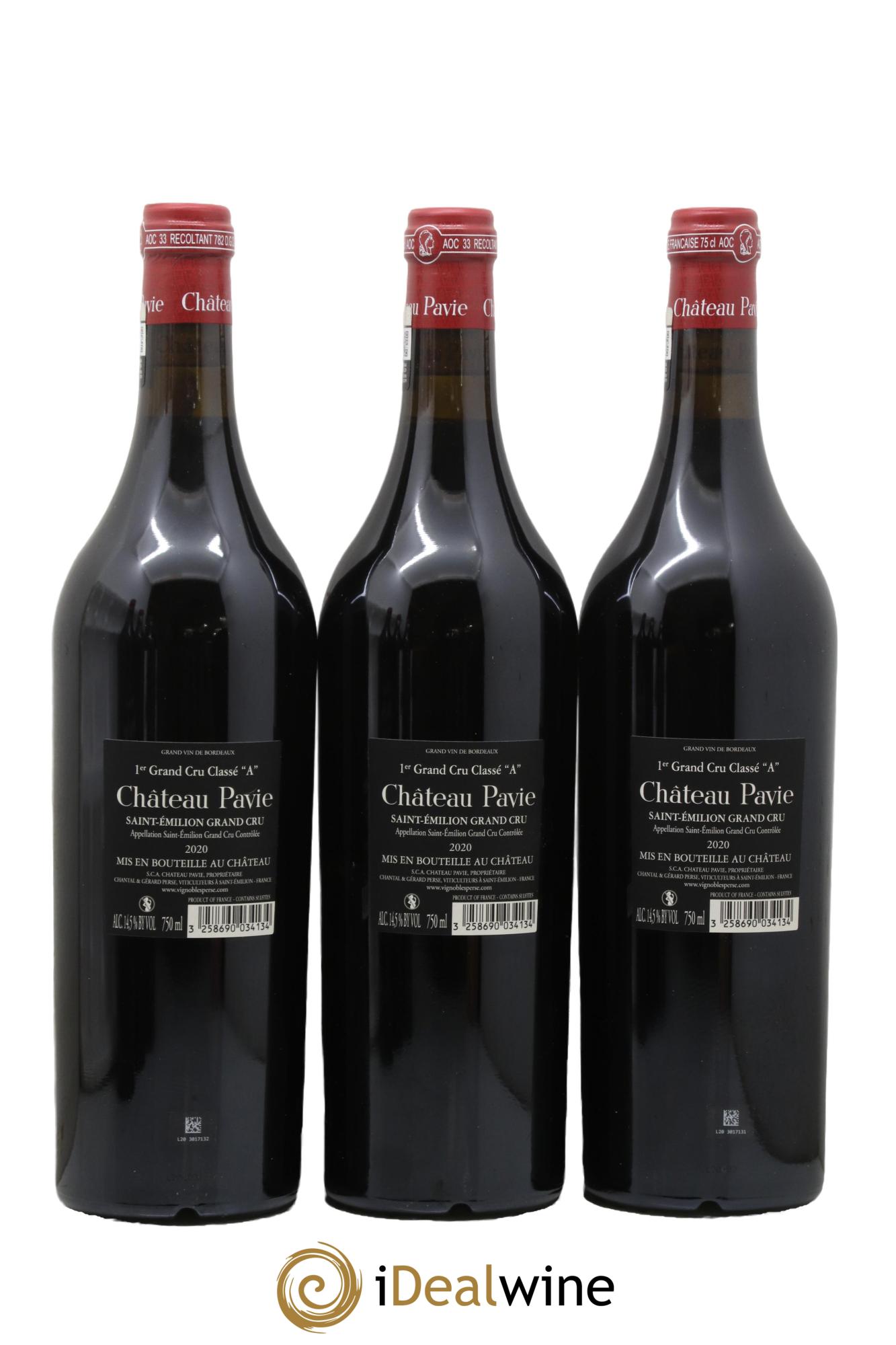Château Pavie 1er Grand Cru Classé A 2020 - Lot of 6 bottles - 2