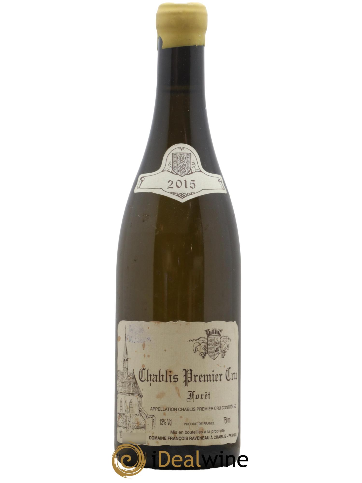 Chablis 1er Cru Forêt Raveneau (Domaine) 2015 - Lot de 1 bouteille - 0