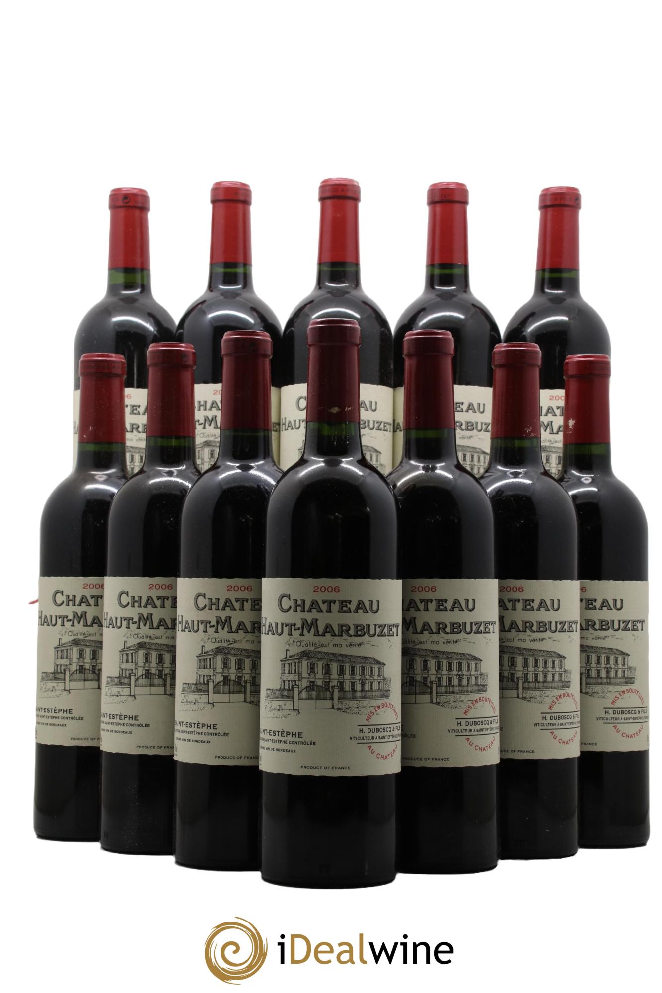 Château Haut Marbuzet 2006 - Lot de 12 bouteilles - 0