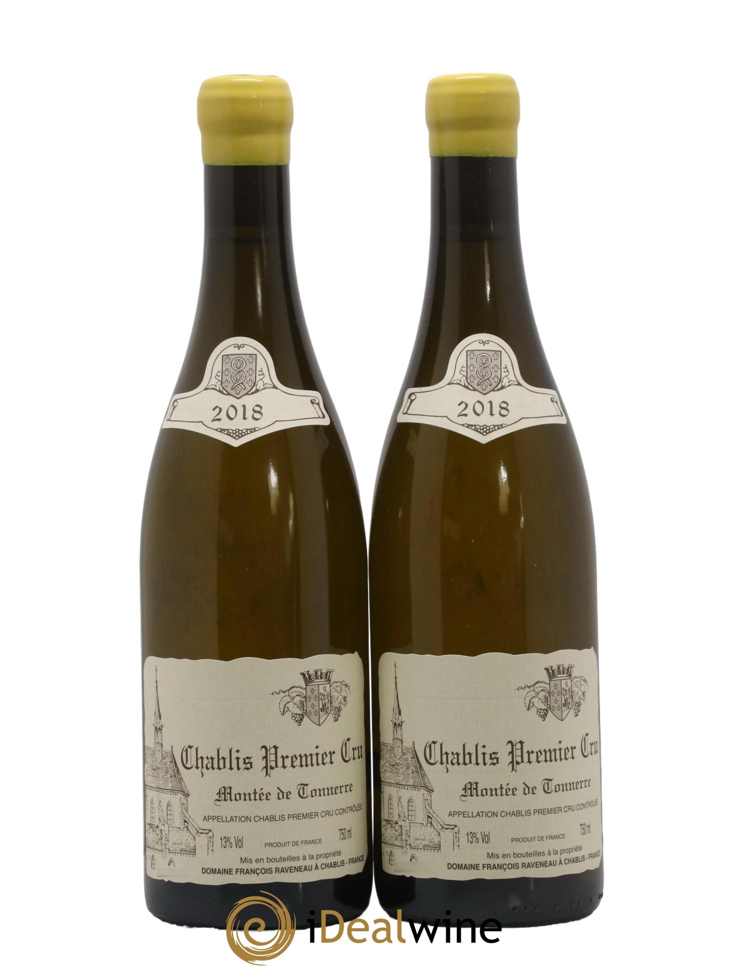 Chablis 1er Cru Montée de Tonnerre Raveneau (Domaine) 2018 - Lot de 2 bouteilles - 0